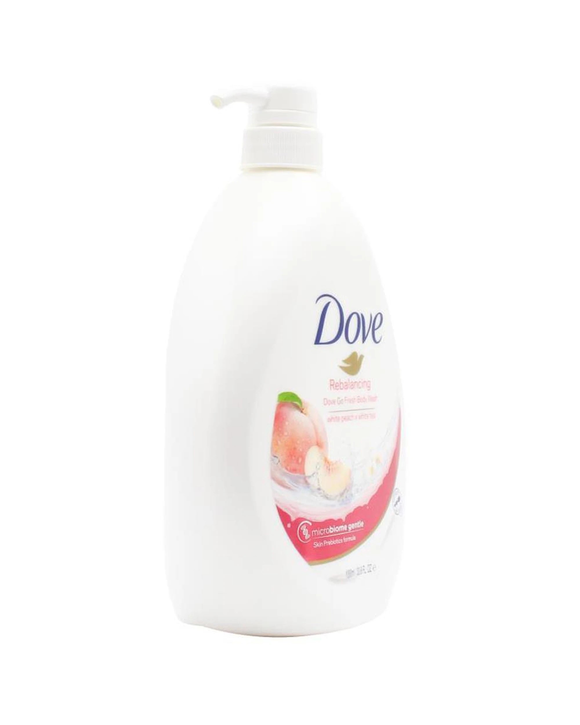3 Dove Body Wash Liquid Bath Soap Tea Scent Rebalancing 1000ml - White, 3 of 3