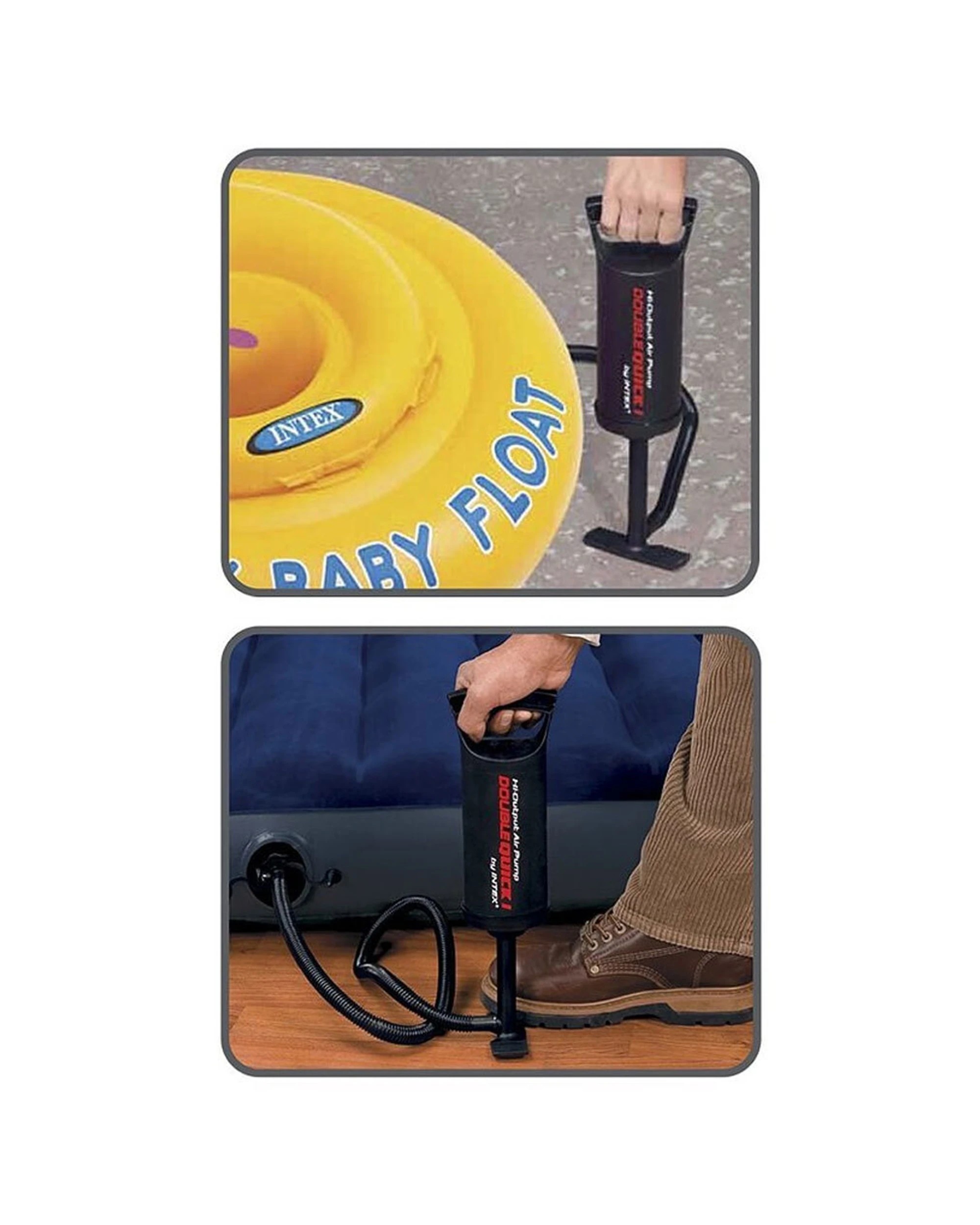 4 Intex 2PK Double Quick I Hand Pump - Multi, 4 of 5