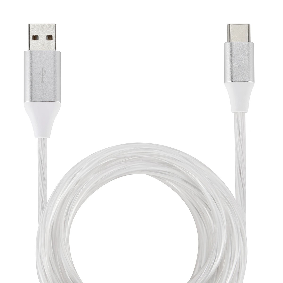 1 USB-A to USB-C 1m Cable with Light - Multi, 1 of 5