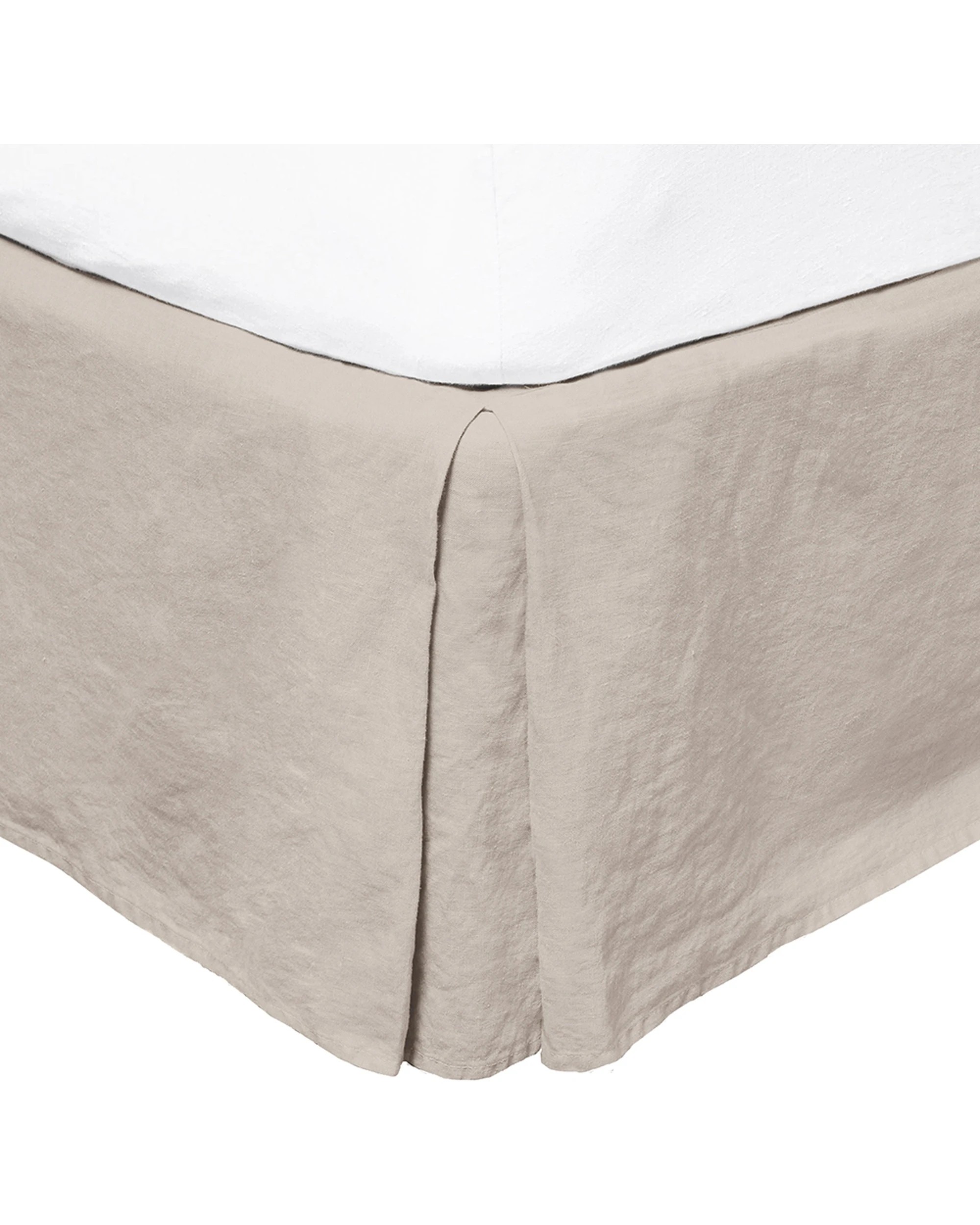 1 Bambury Home Living Kb Linen Valance Pebble Cotton Woven 203 x 180cm - Beige, 1 of 1
