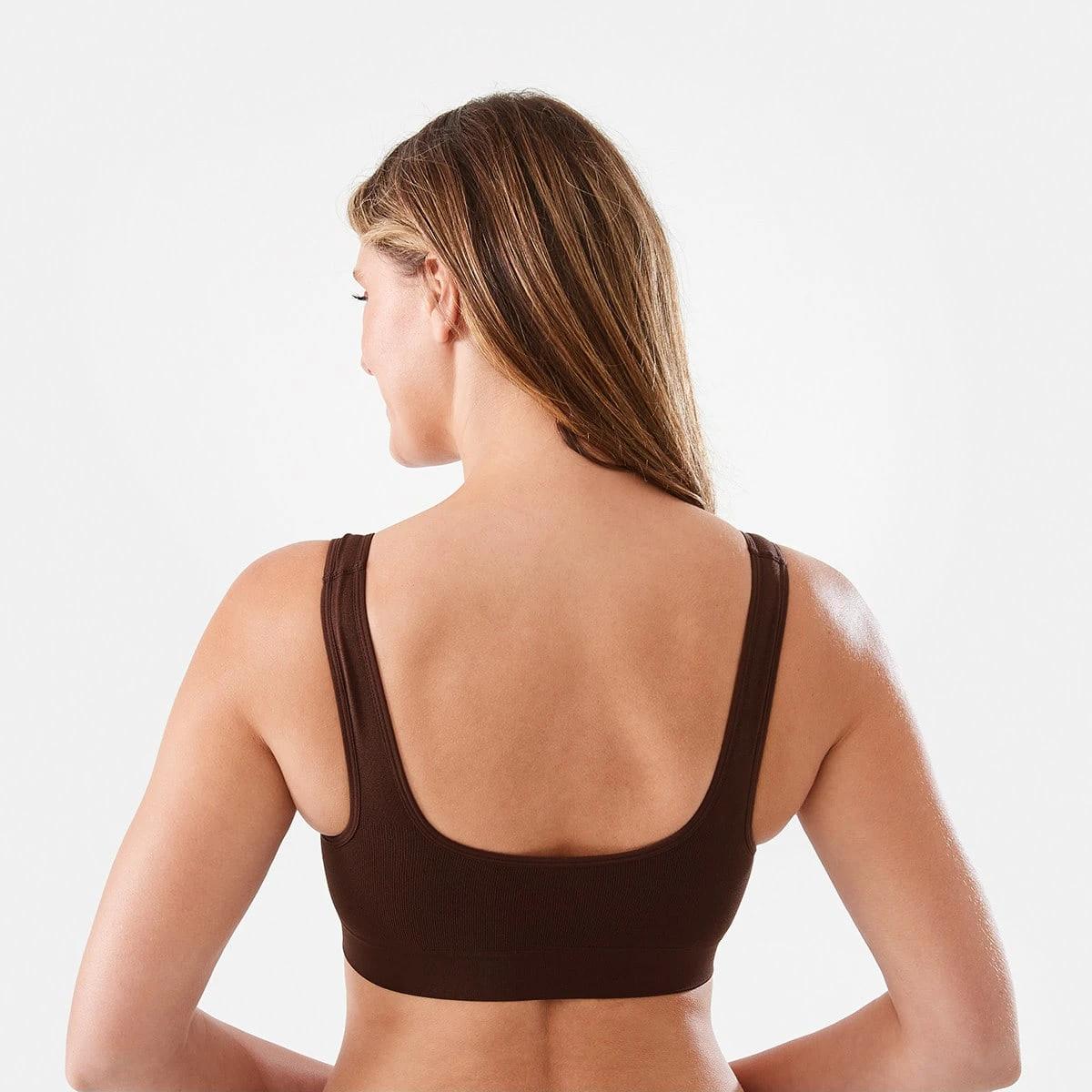 6 2 Pack Wirefree Seamfree Crop SOFT CLAY, CHOCOLATE FUDGE, 6 of 10