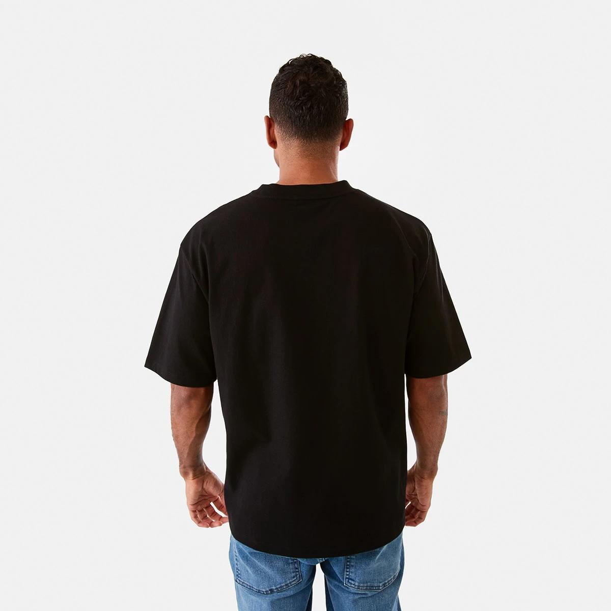 3 Oversized Heavyweight T-shirt Black, 3 of 6