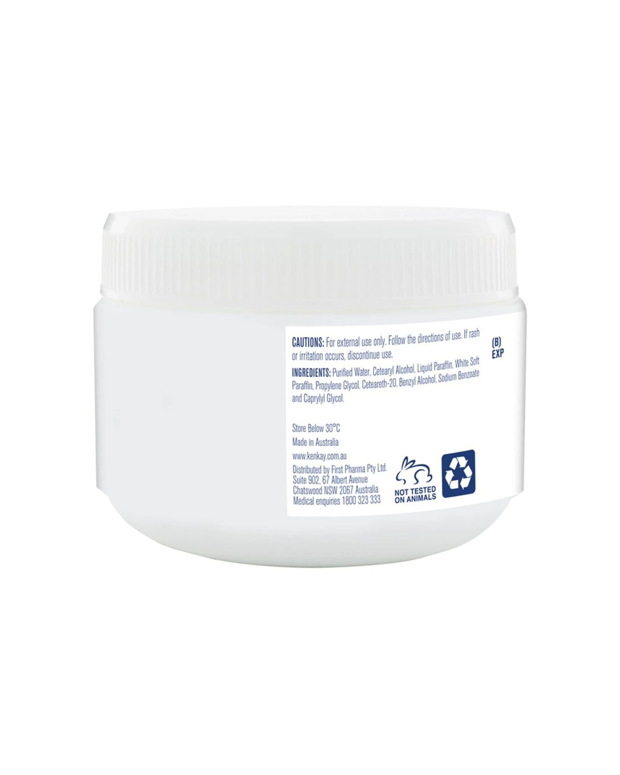 4 Kenkay Sorbolene Pure Cream Jar 500g - White, 4 of 4