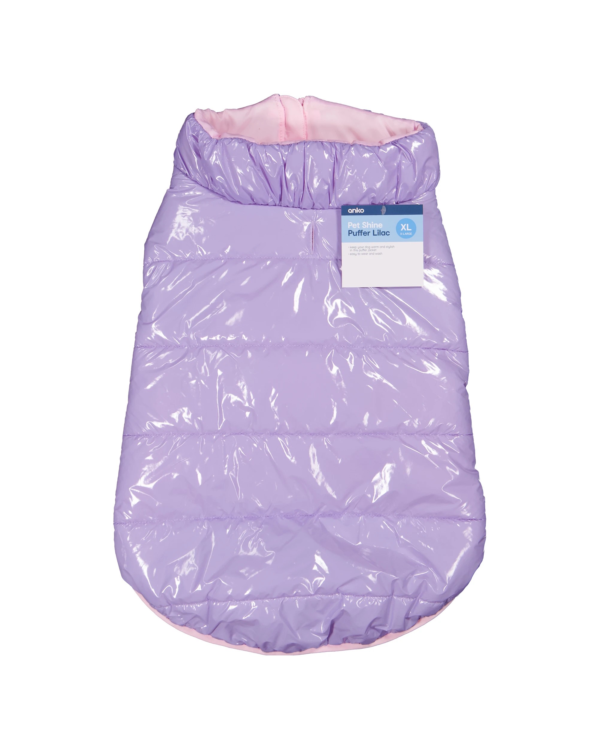 10 Pet Shine Puffer - Extra Large, Lilac and Pink, 10 of 10