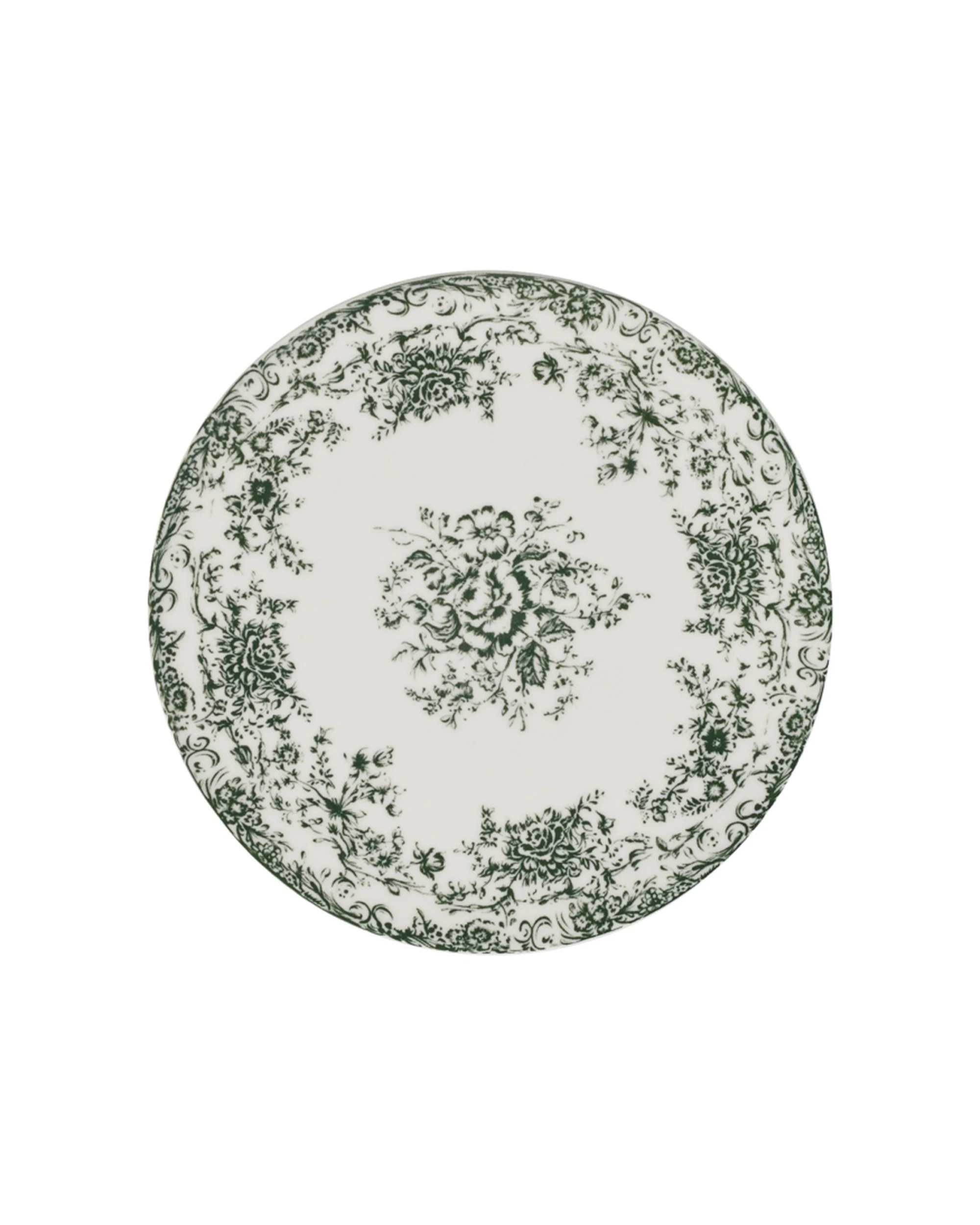 2 Casa Domani Rosetta Footed Cake Stand Serveware 20cm - Green, 2 of 2