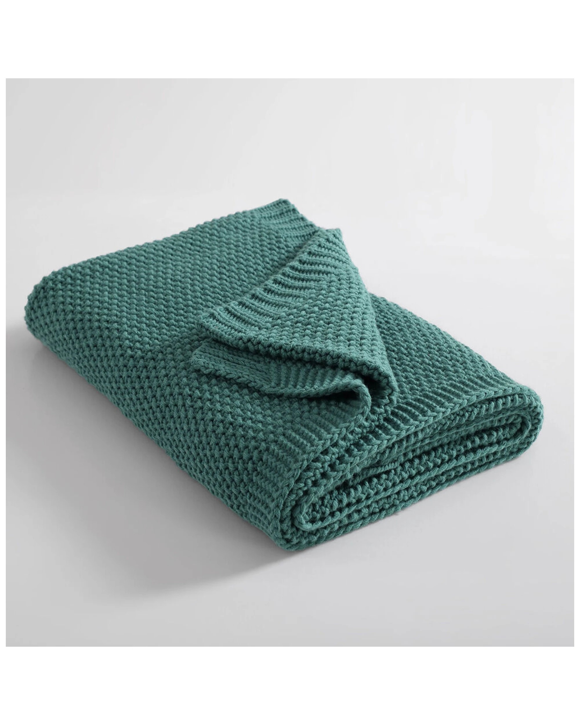 2 Ardor Quinn Acrylic Knitted Blanket-Throw 127x152cm Machine Washable OEKO-TEX - Plain, 2 of 3