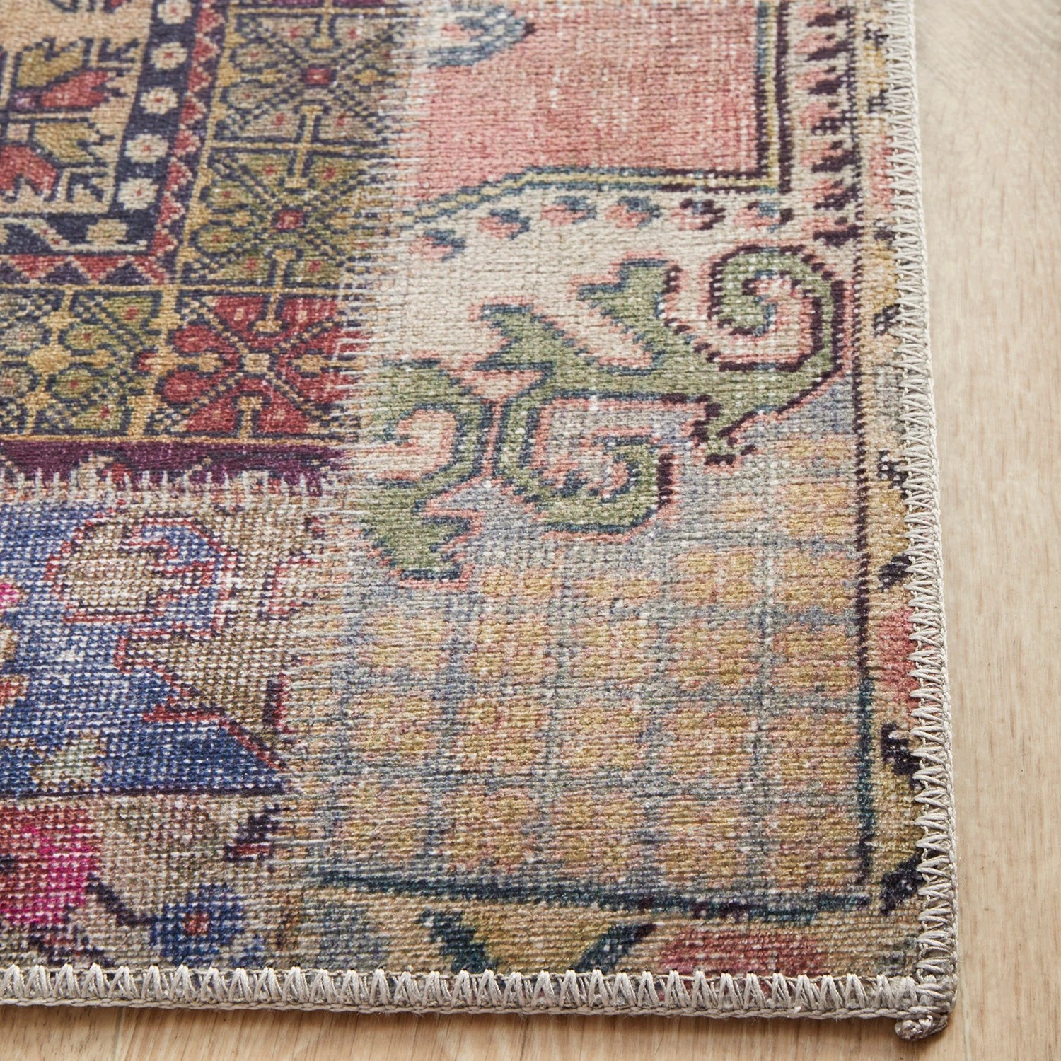 5 Common Ground Rugs Bazaar 178 200x80cm - Small Runner Rug - Beige, 5 of 9