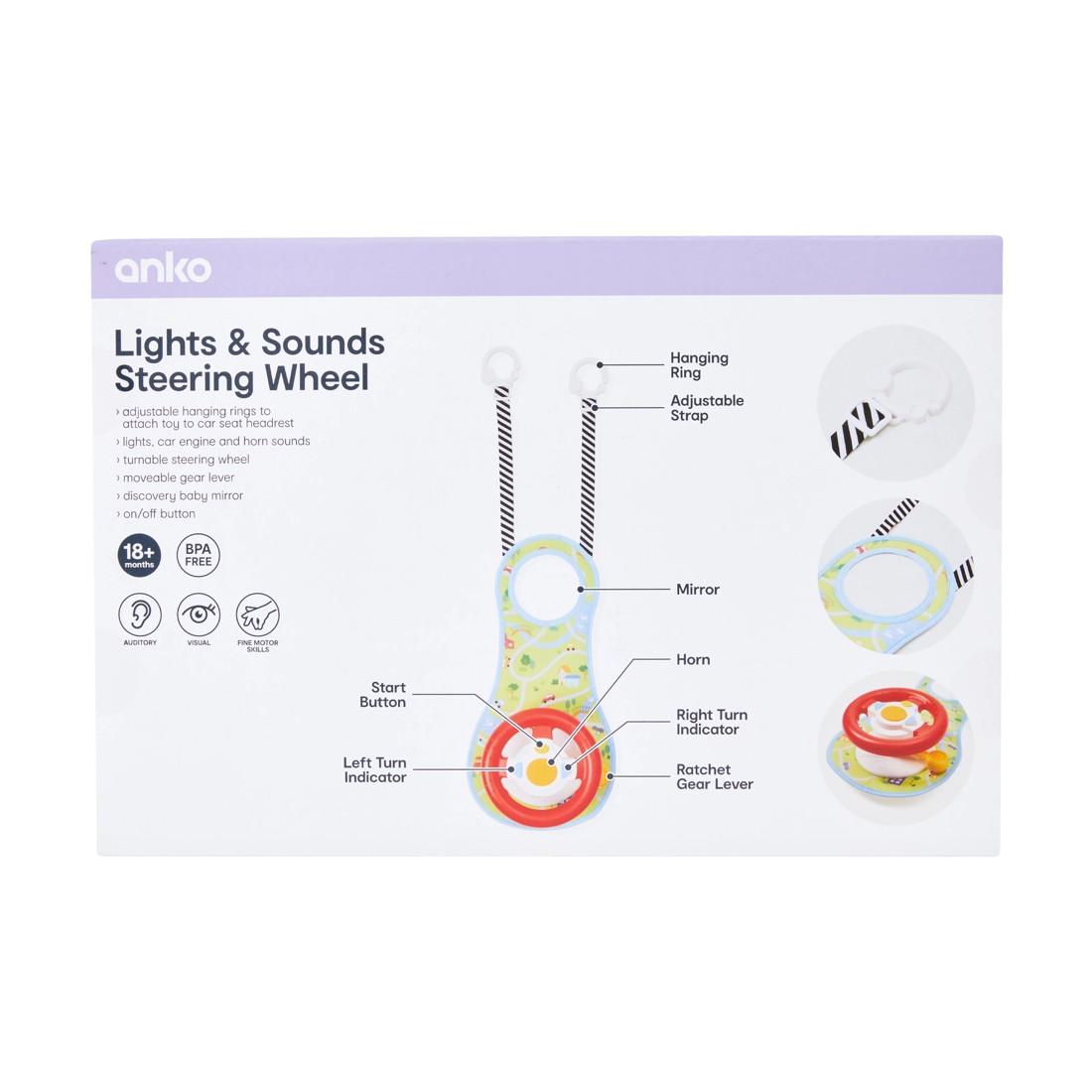 10 Lights & Sounds Steering Wheel, 10 of 10