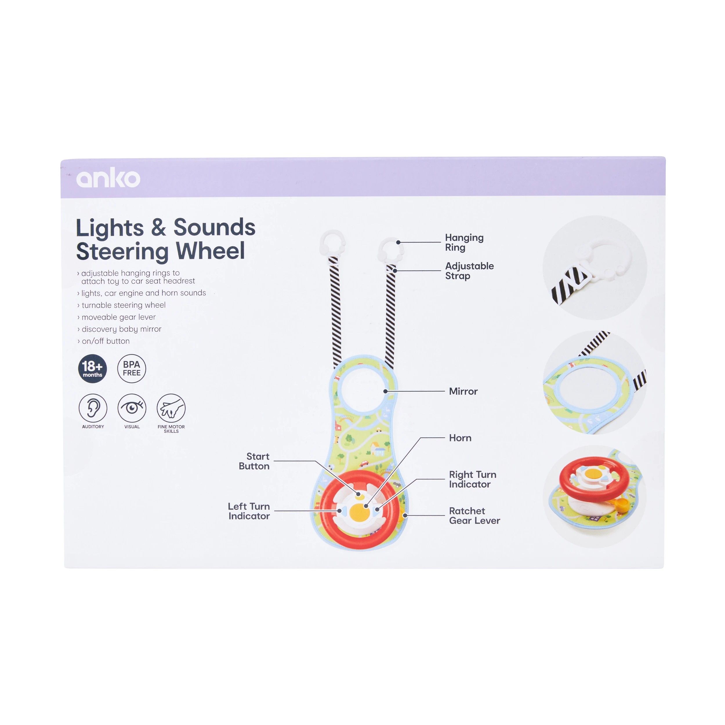 10 Lights & Sounds Steering Wheel, 10 of 10