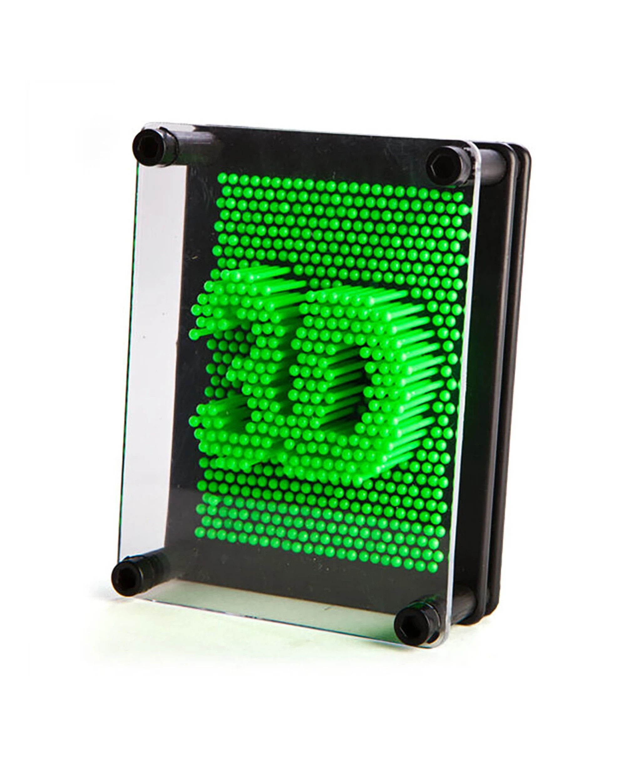 3 MDI Neon Push Pin Art Square Desk Decor 13x10cm - Green, 3 of 5