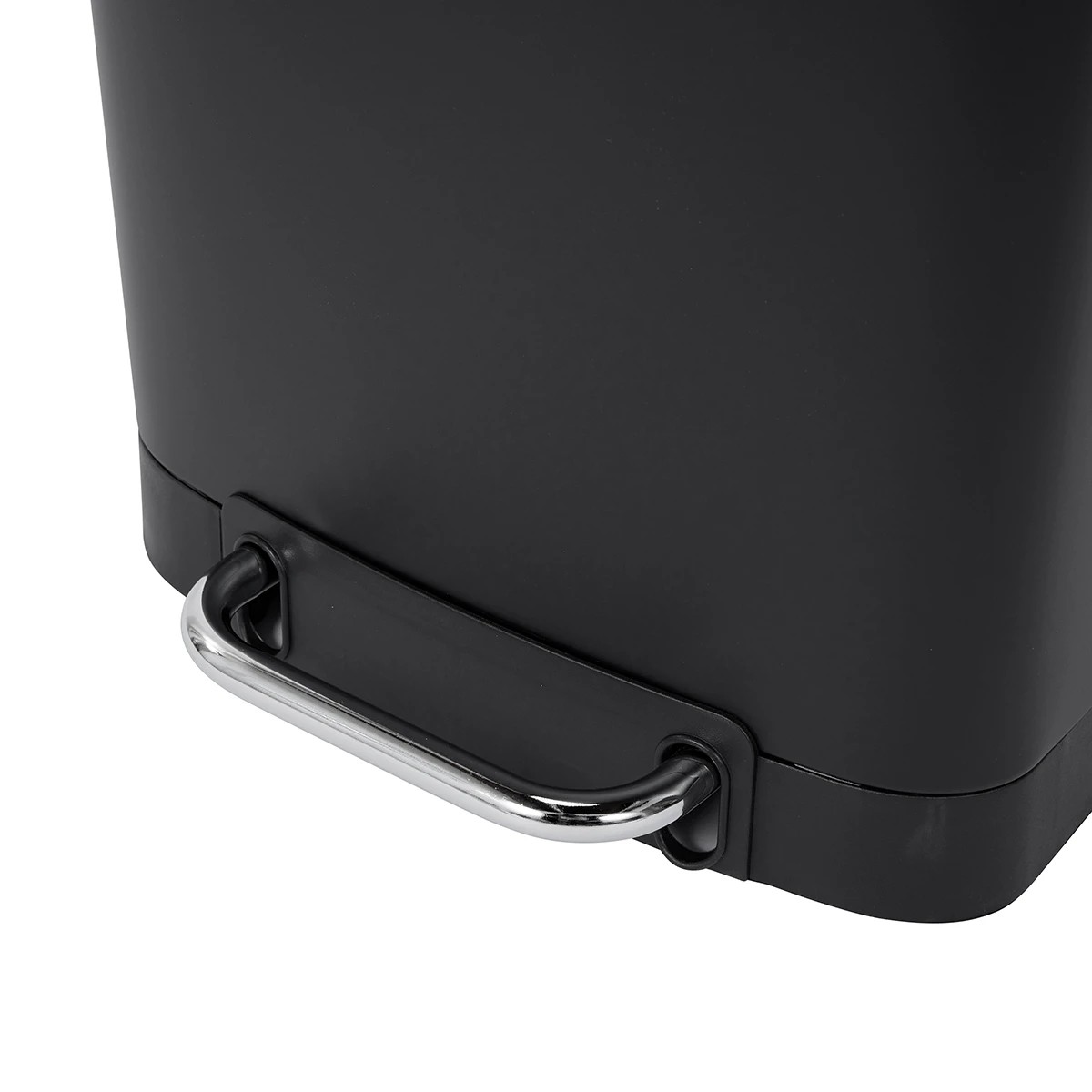 6 30L Rectangular Pedal Bin - Matte Black, 6 of 7