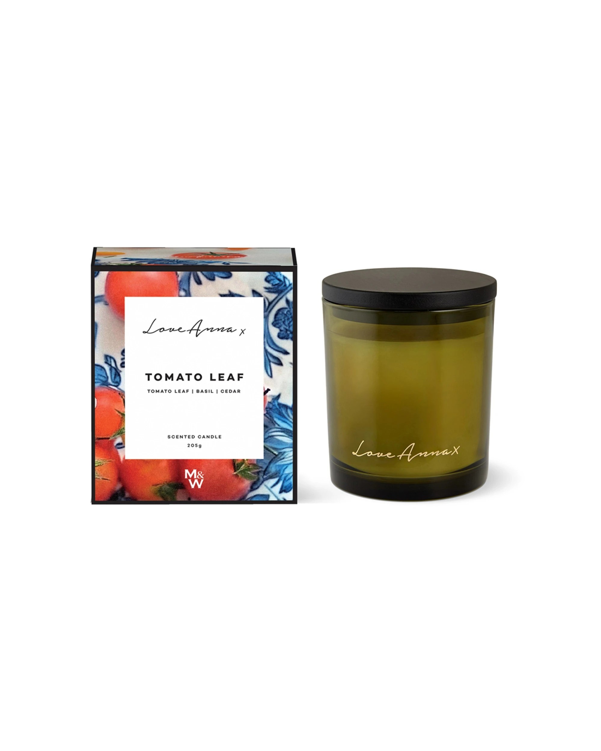 1 Love Anna X Botanika Tomato Leaf Scented Candle 205g - Plain, 1 of 3