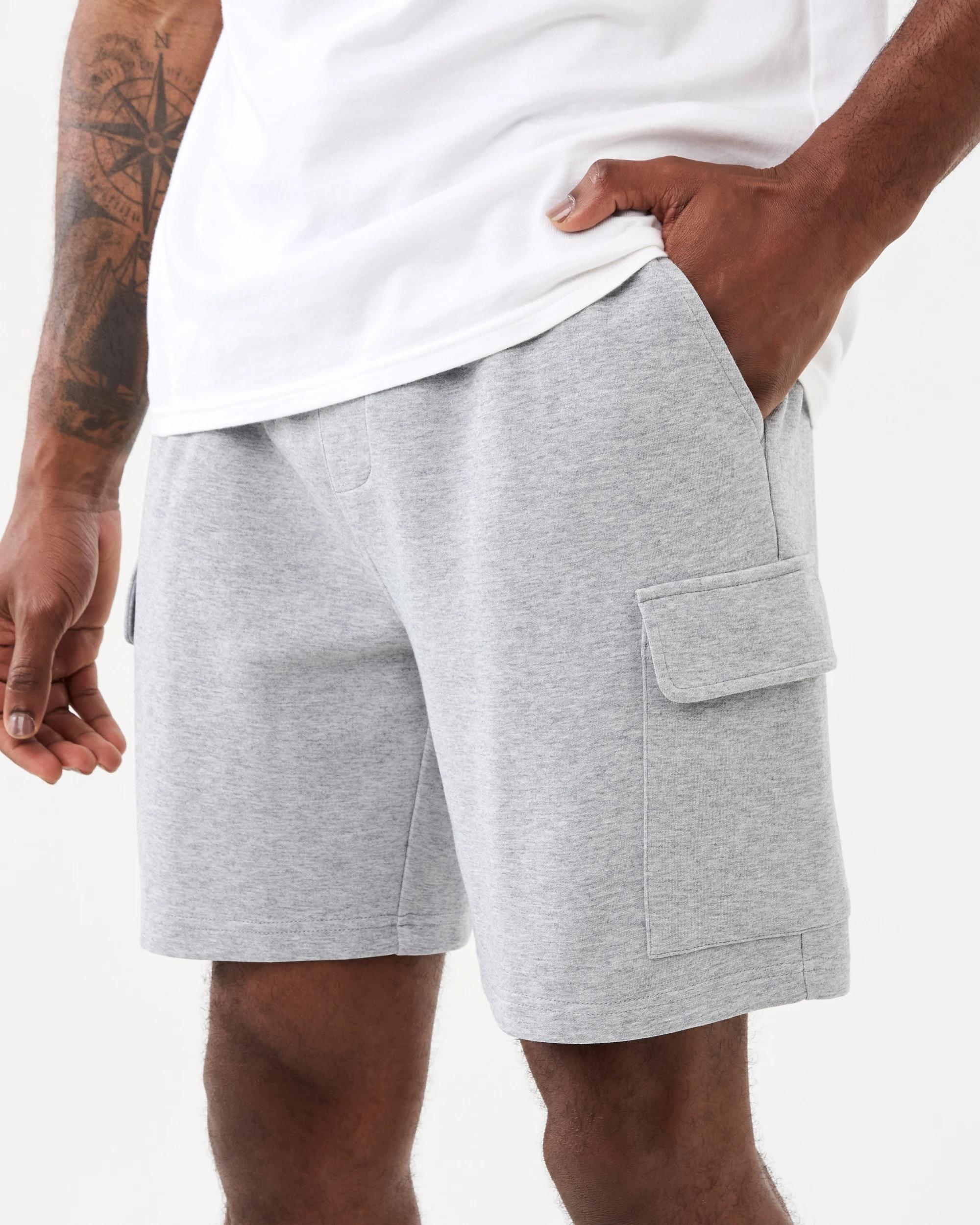2 Interlock Cargo Shorts Grey Marle, 2 of 7