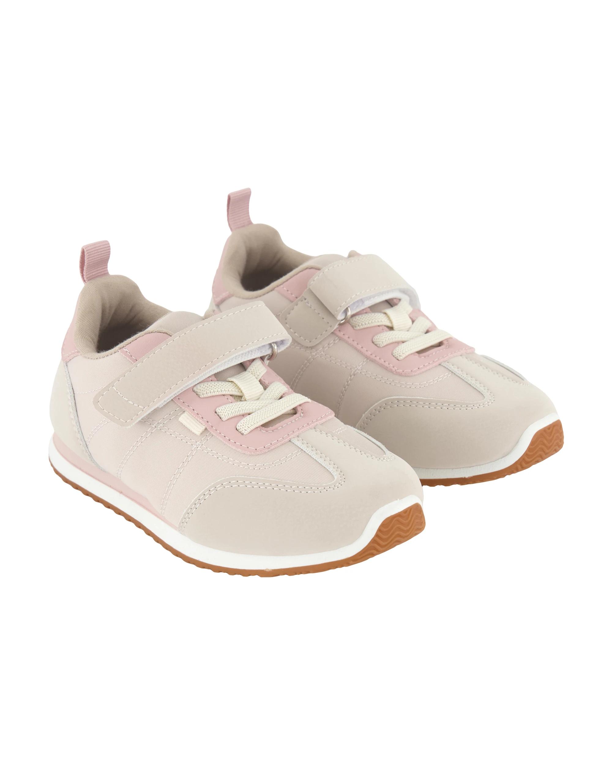 4 Junior Nylon Casual Sneakers Neutral, 4 of 5