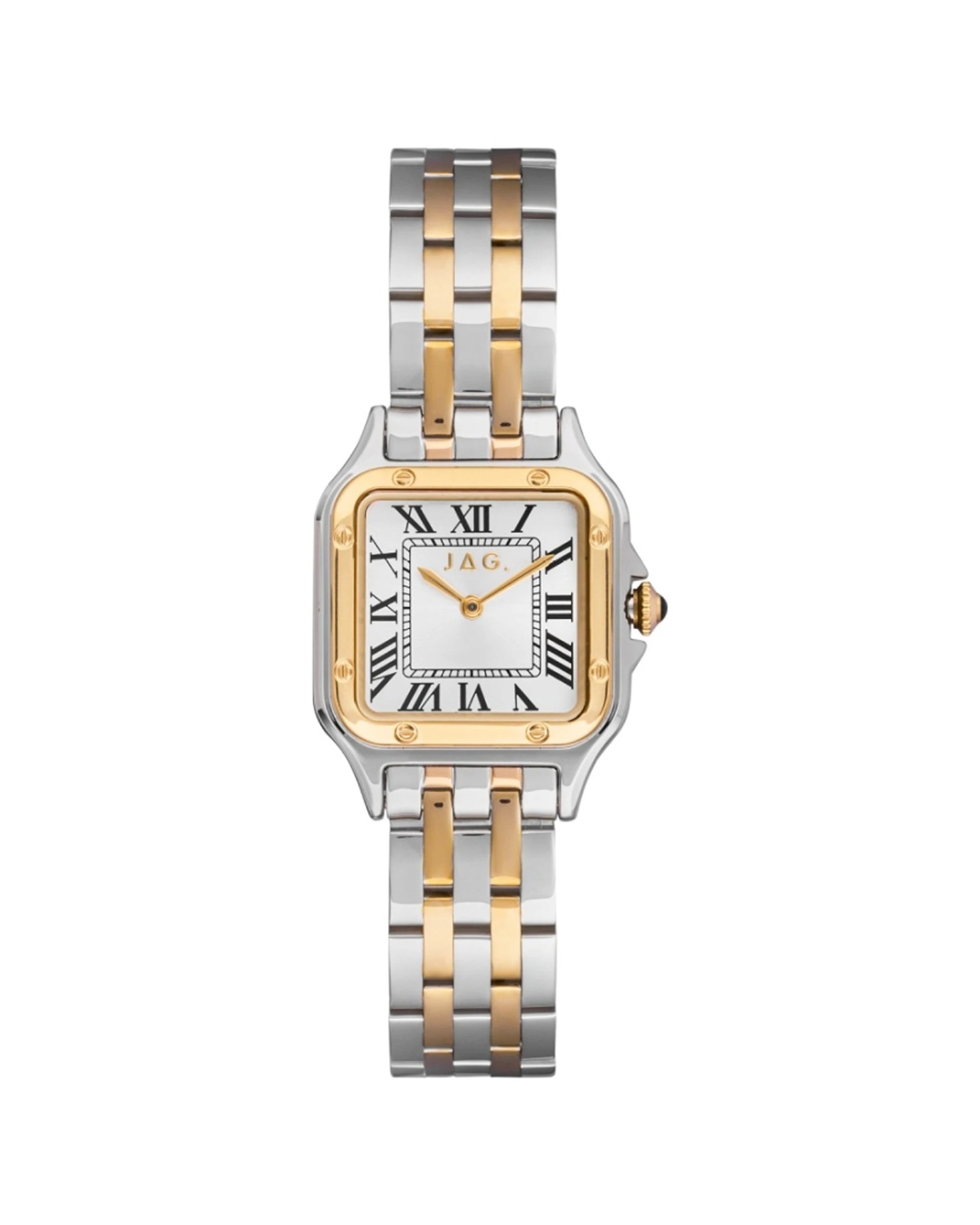 1 JAG Riana Women's Two-Tone Gold Silver Alloy Watch 26mm Ion Plated Stainless Steel Band, 1 of 2