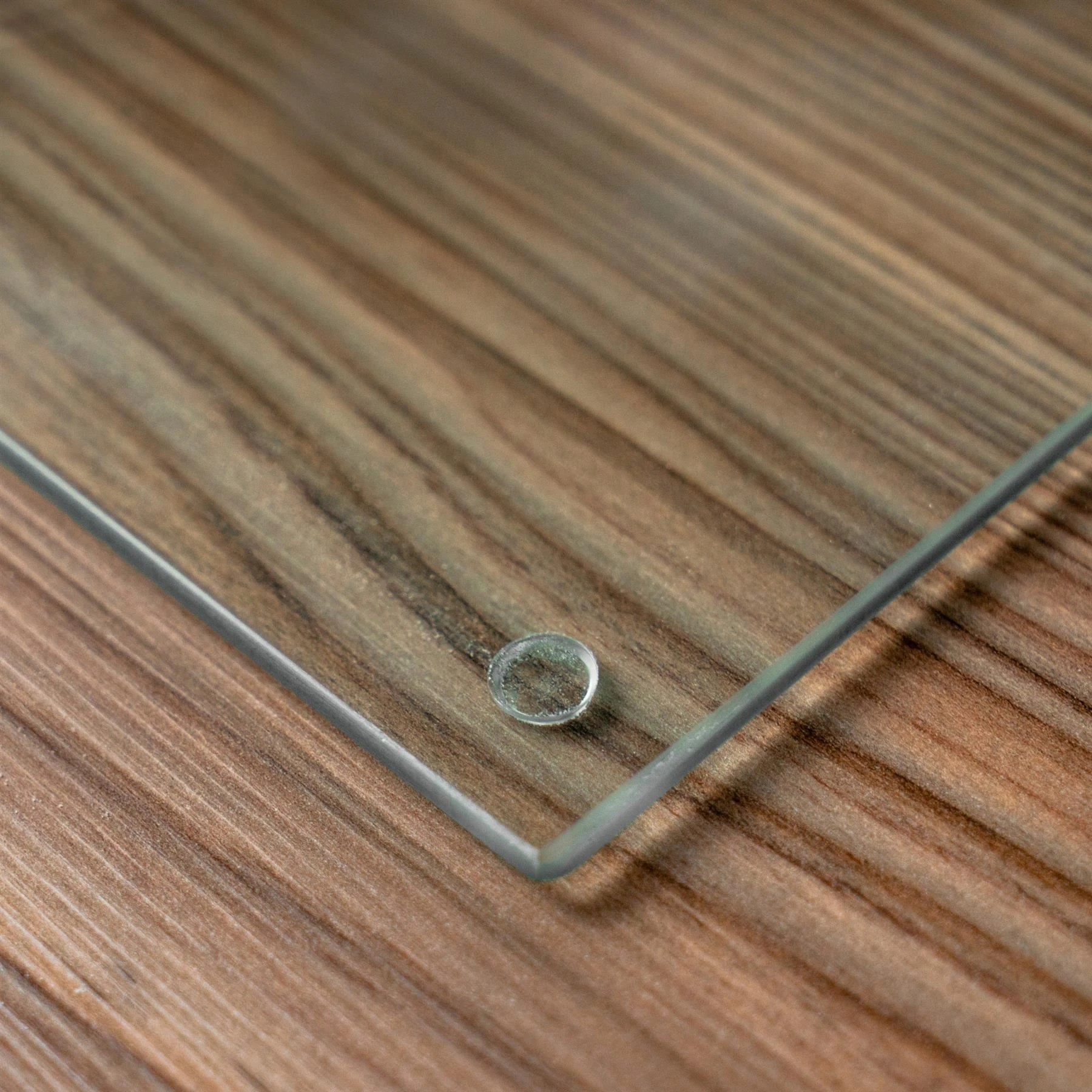 5 Harbour Housewares Glass Chopping Board - 40cm x 30cm - Clear, 5 of 6