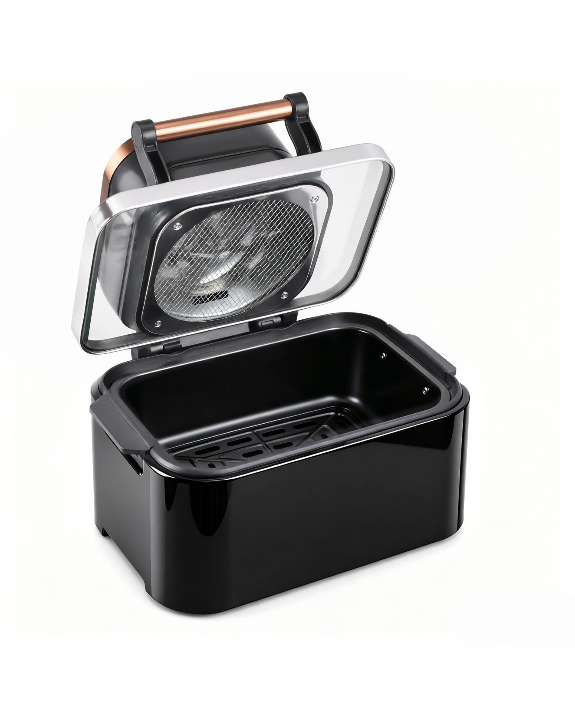 2 Yopower 9L Air Fryer with Window - Black, 2 of 4