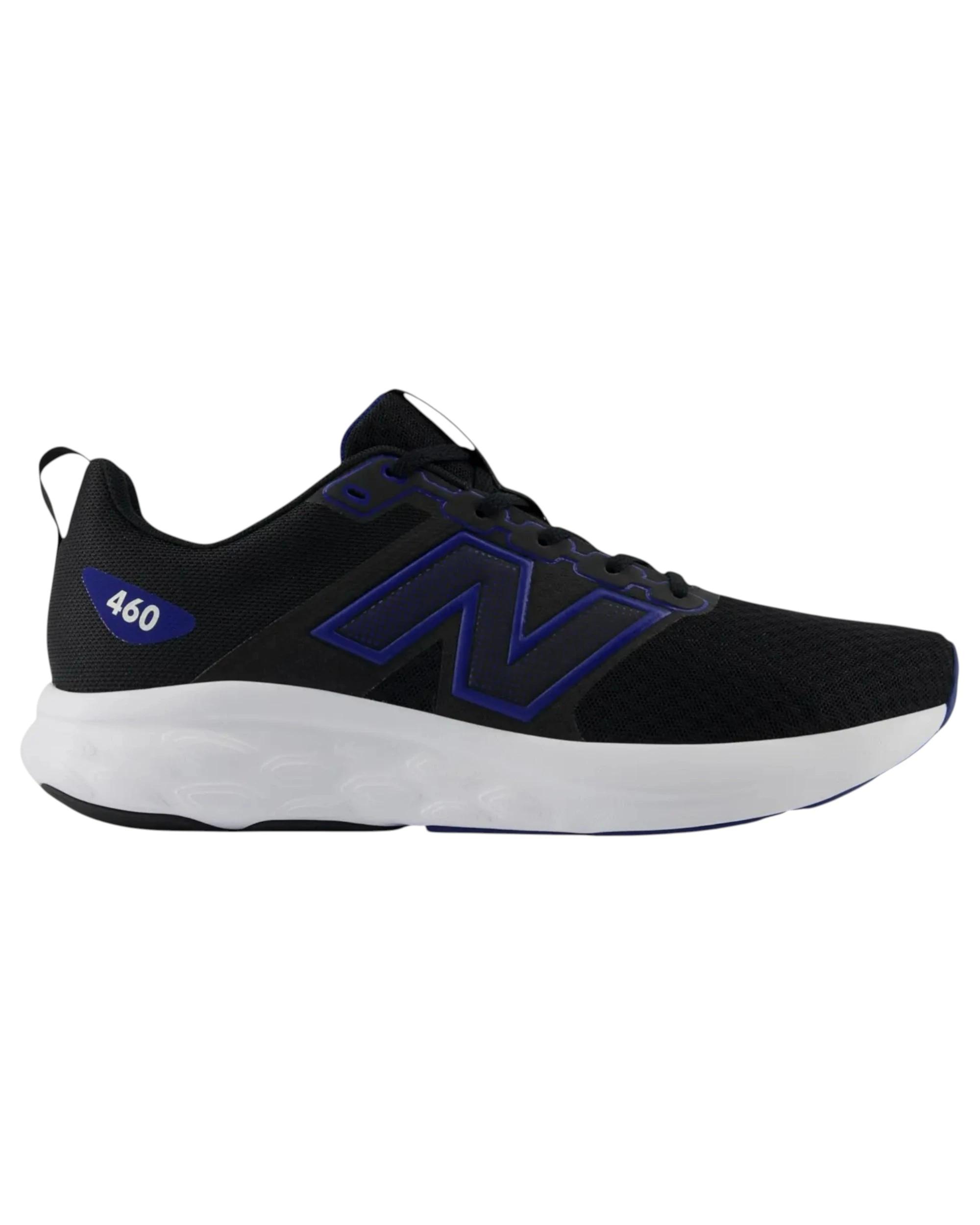 1 New Balance Mens Fresh Foam 460 v4 Black/ Blue Athletic Shoes BLACK/BLUE, 1 of 5