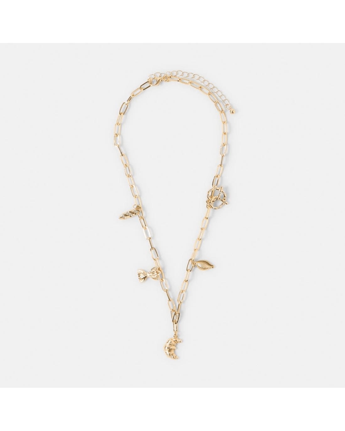 2 Carb Charms Necklace - Gold Tone, 2 of 4