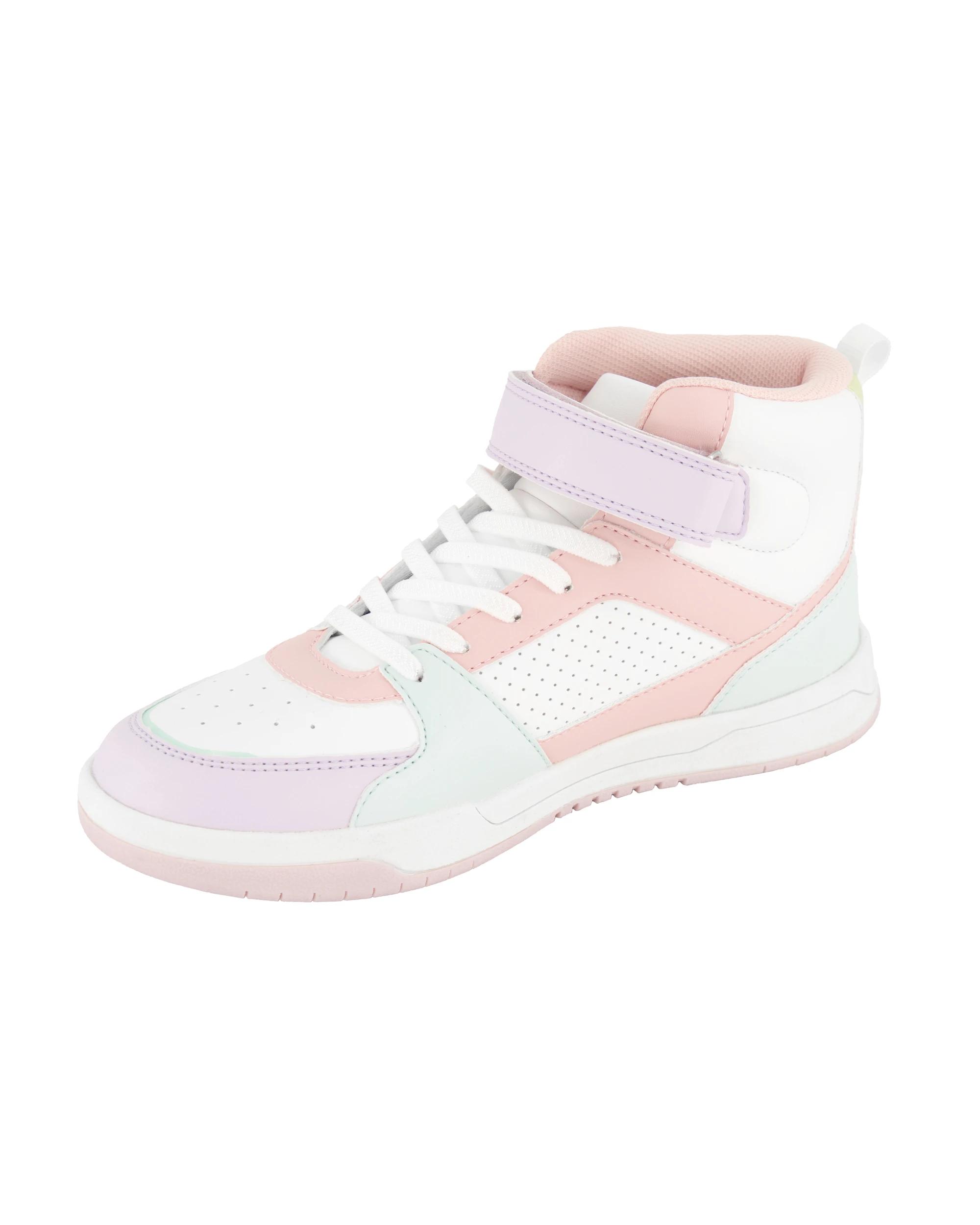 3 Senior High Top Sneakers Pastels, 3 of 5
