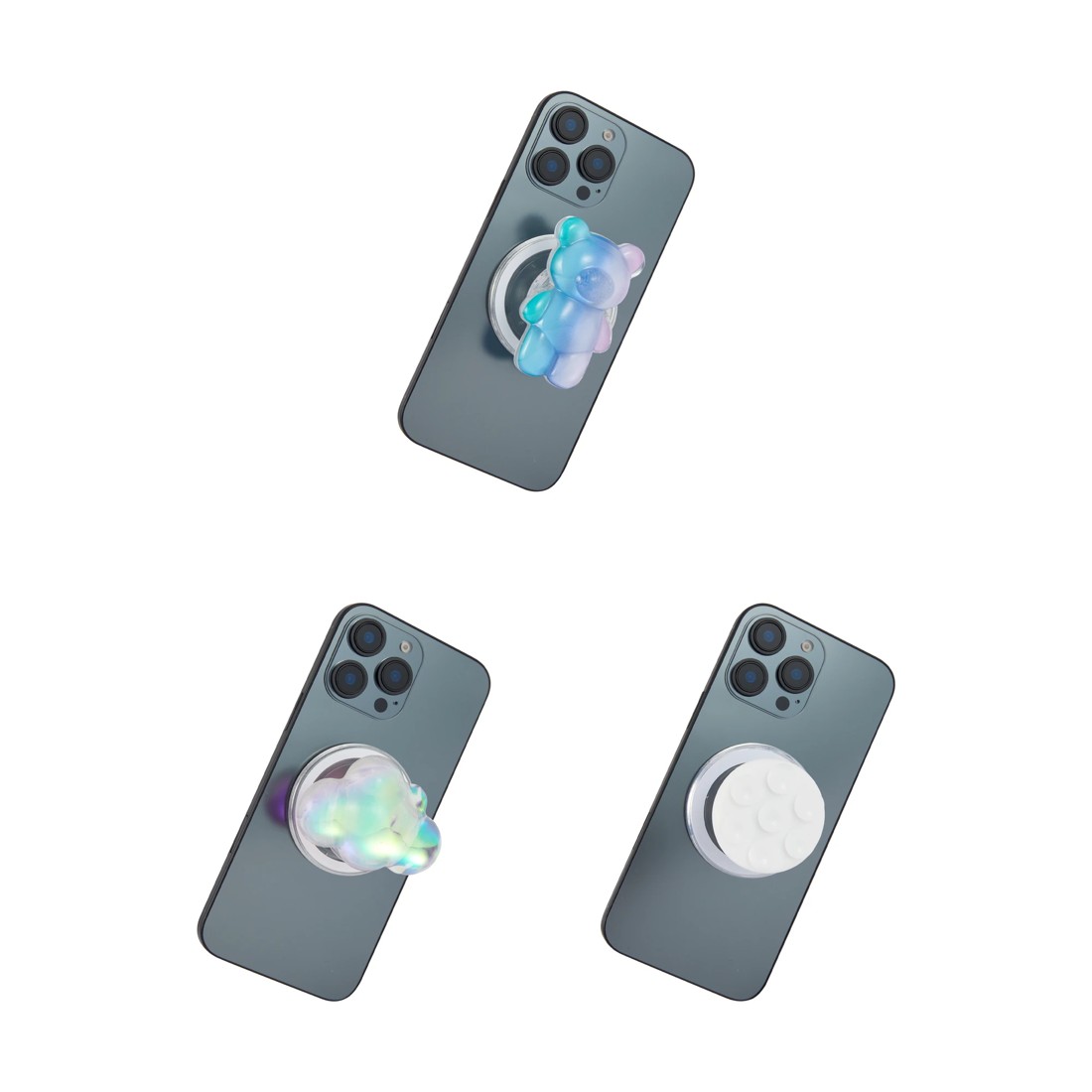 3 Magnetic Novelty Phone Grips - Assorted, 3 of 9