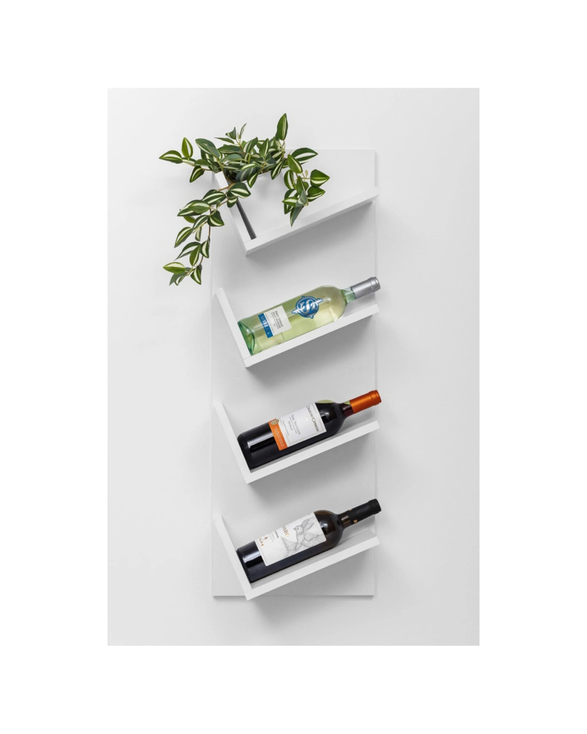 4 European Cabinetry Barcelona Display Shelf Swiss Krono Boards - White, 4 of 5