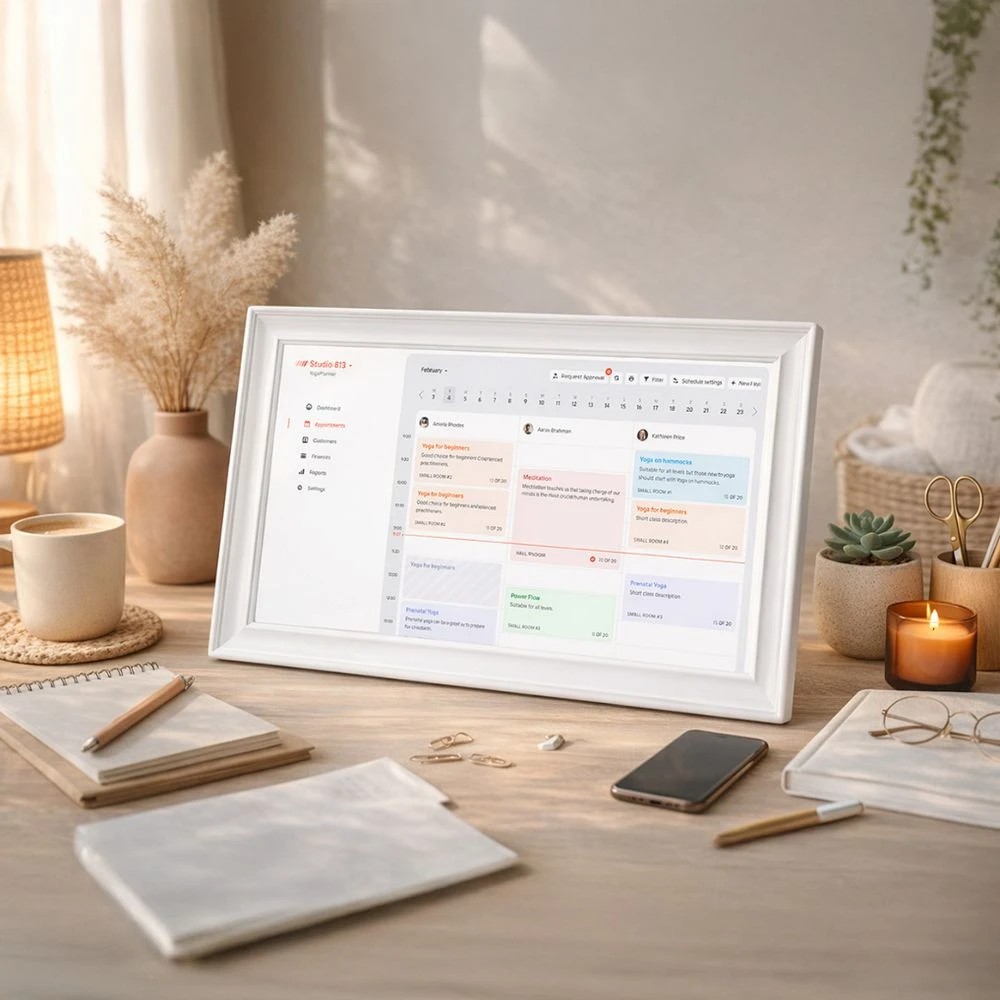 4 Blaupunkt Smart Family Digital Calendar White, 4 of 4