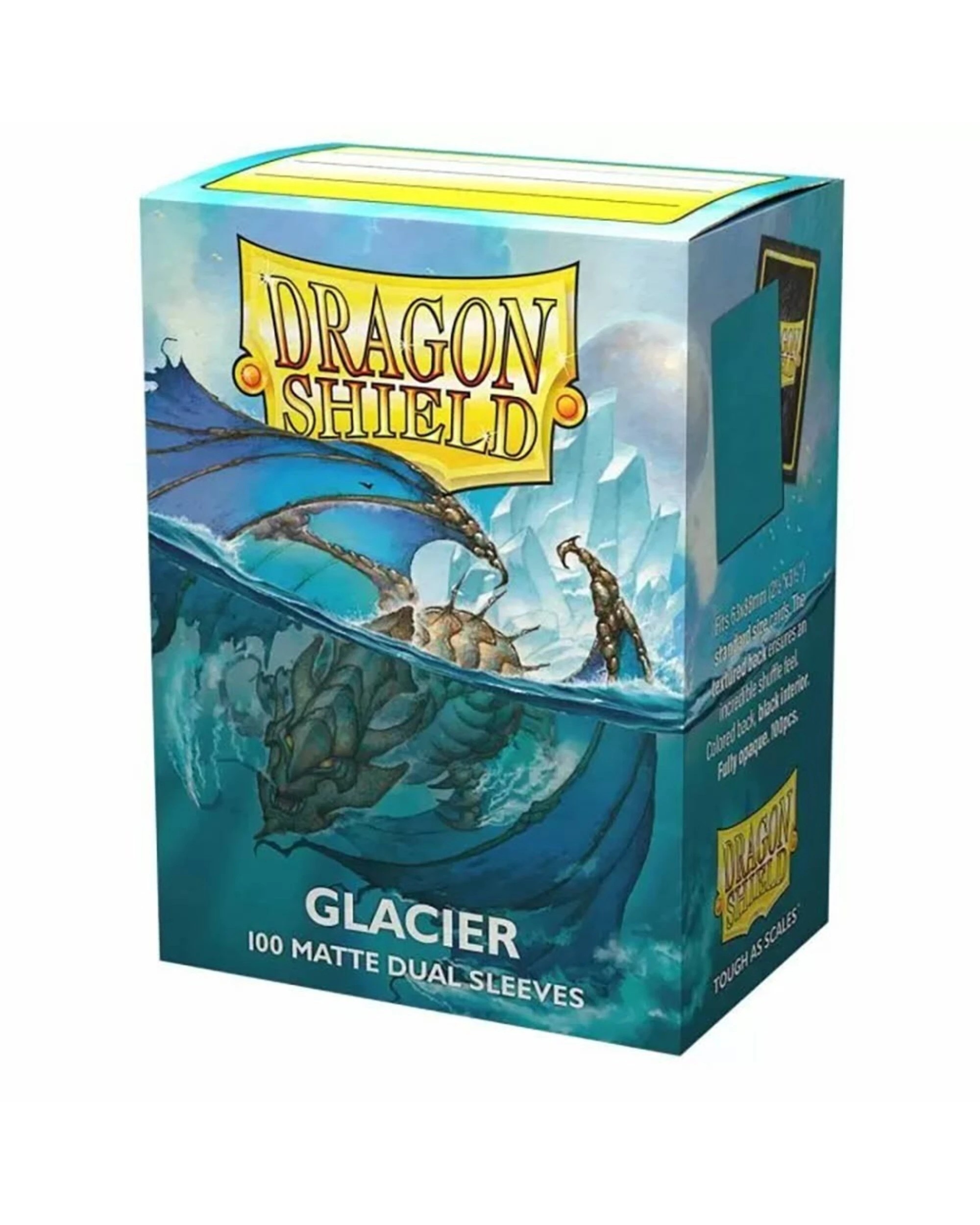 1 Dragon Shield TCG - 100 Matte Dual Trading Card Sleeves - Glacier, 1 of 2