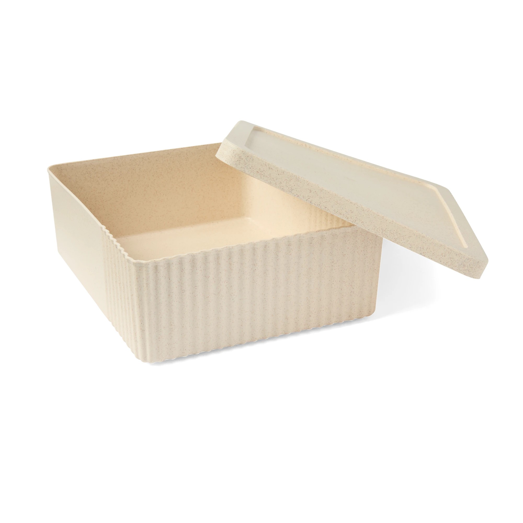 4 Set of 4 Stackable Boxes - Oatmeal, 4 of 7
