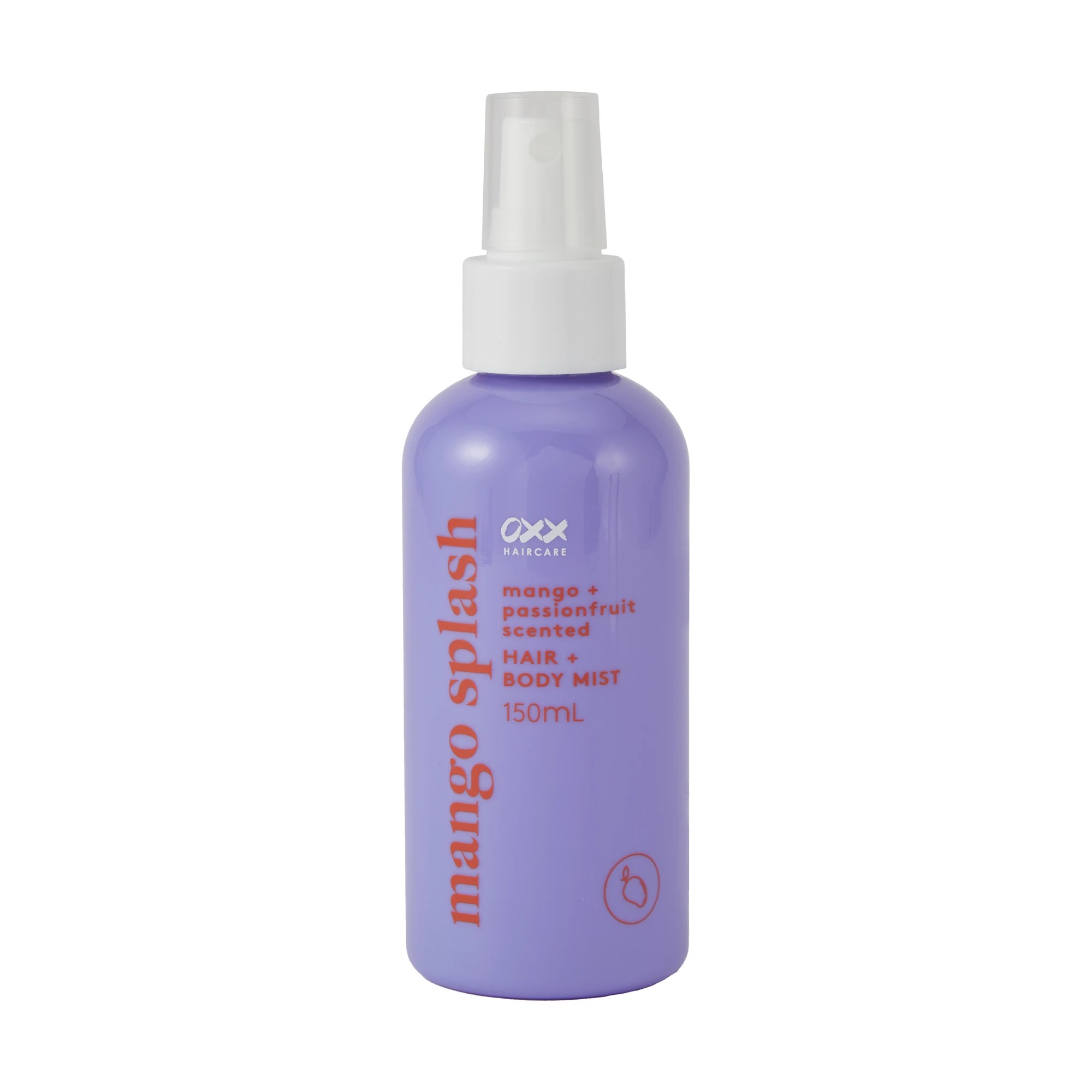 1 OXX Haircare Mango Splash Hair & Body Mist 150ml - Mango and Passionfruit Scented, 1 of 6