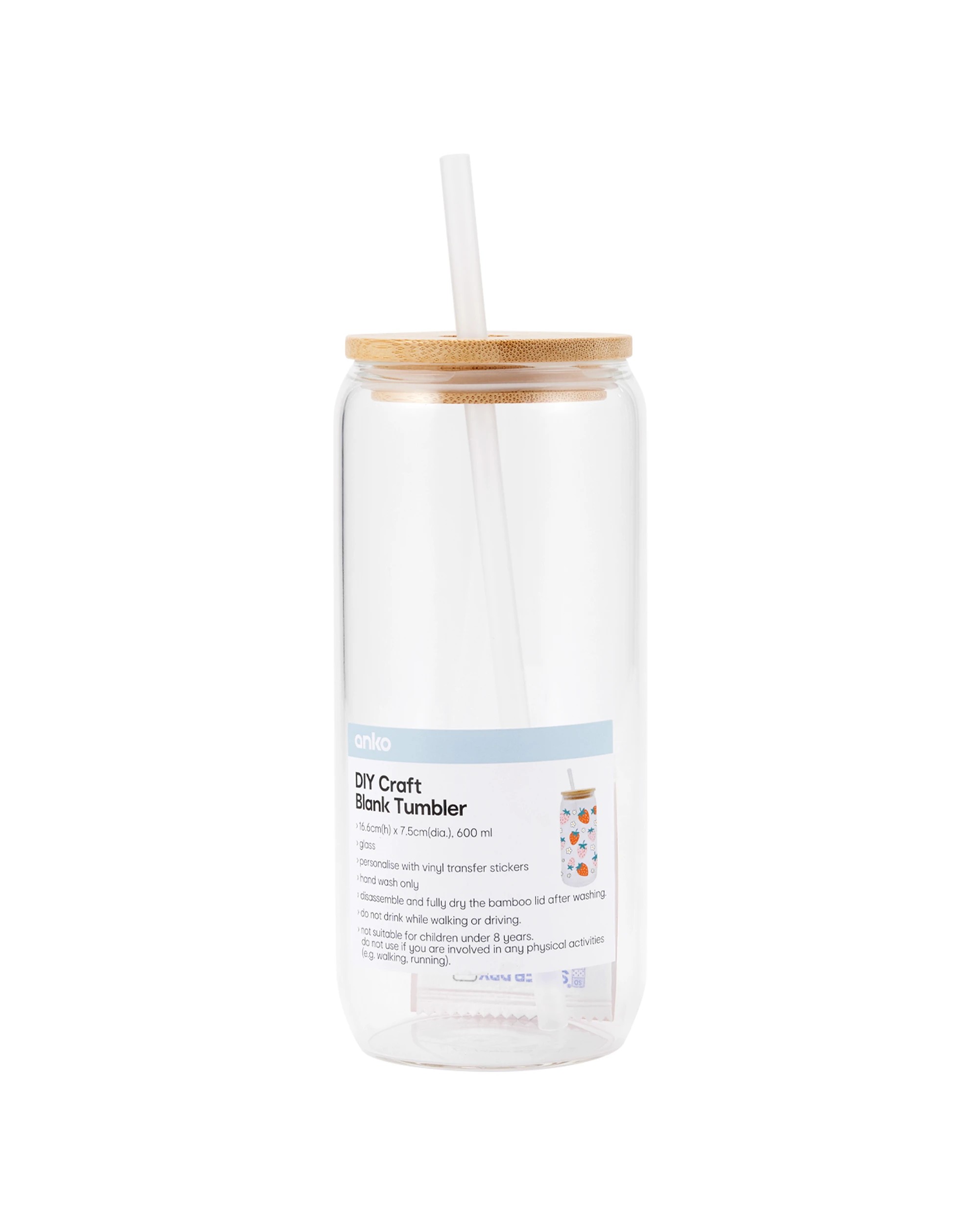 6 600ml DIY Craft Blank Tumbler, 6 of 6