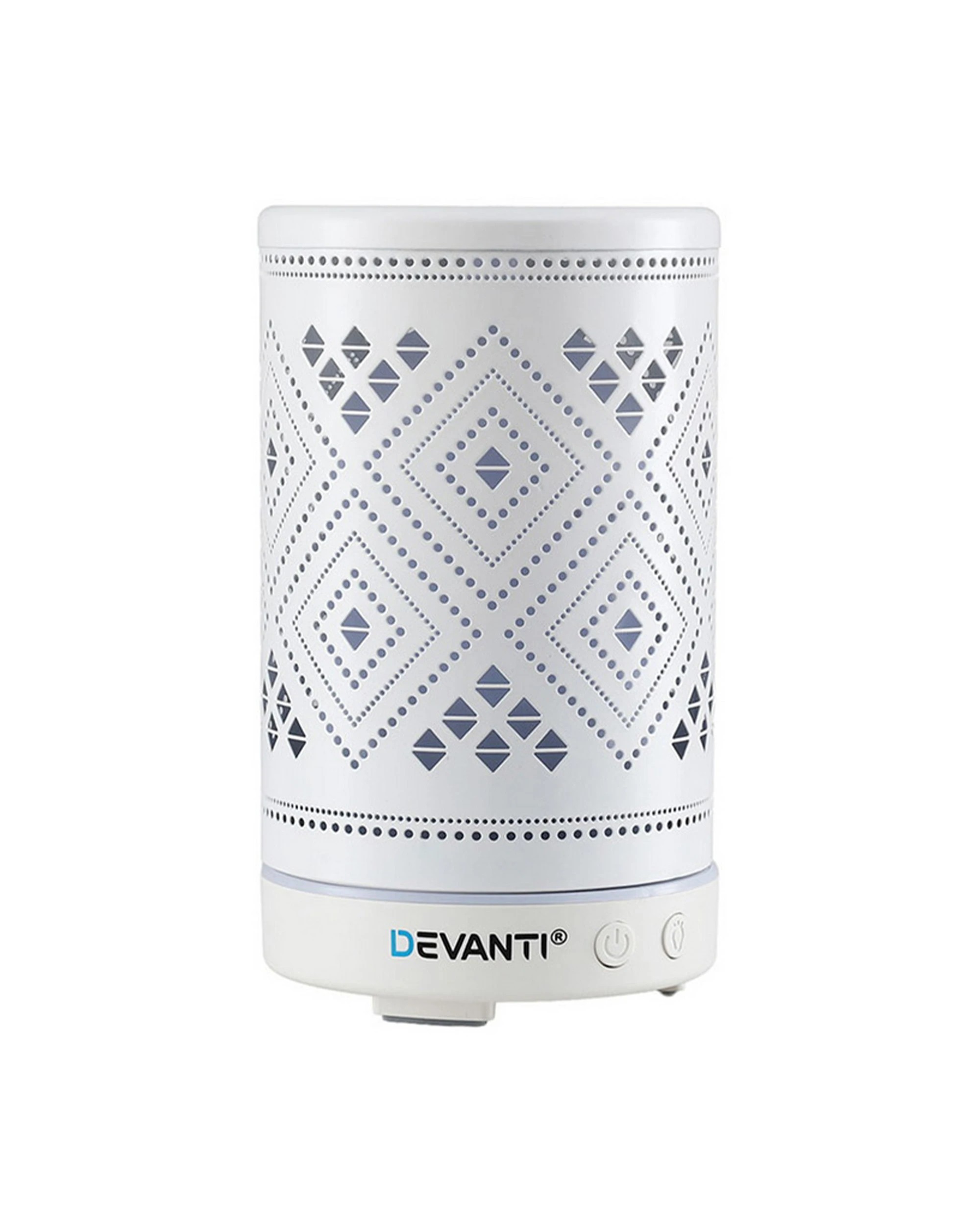 3 Devanti Ultrasonic Aroma Diffuser Aromatherapy 100ml LED Lights Iron Humidifier - Multi, 3 of 8