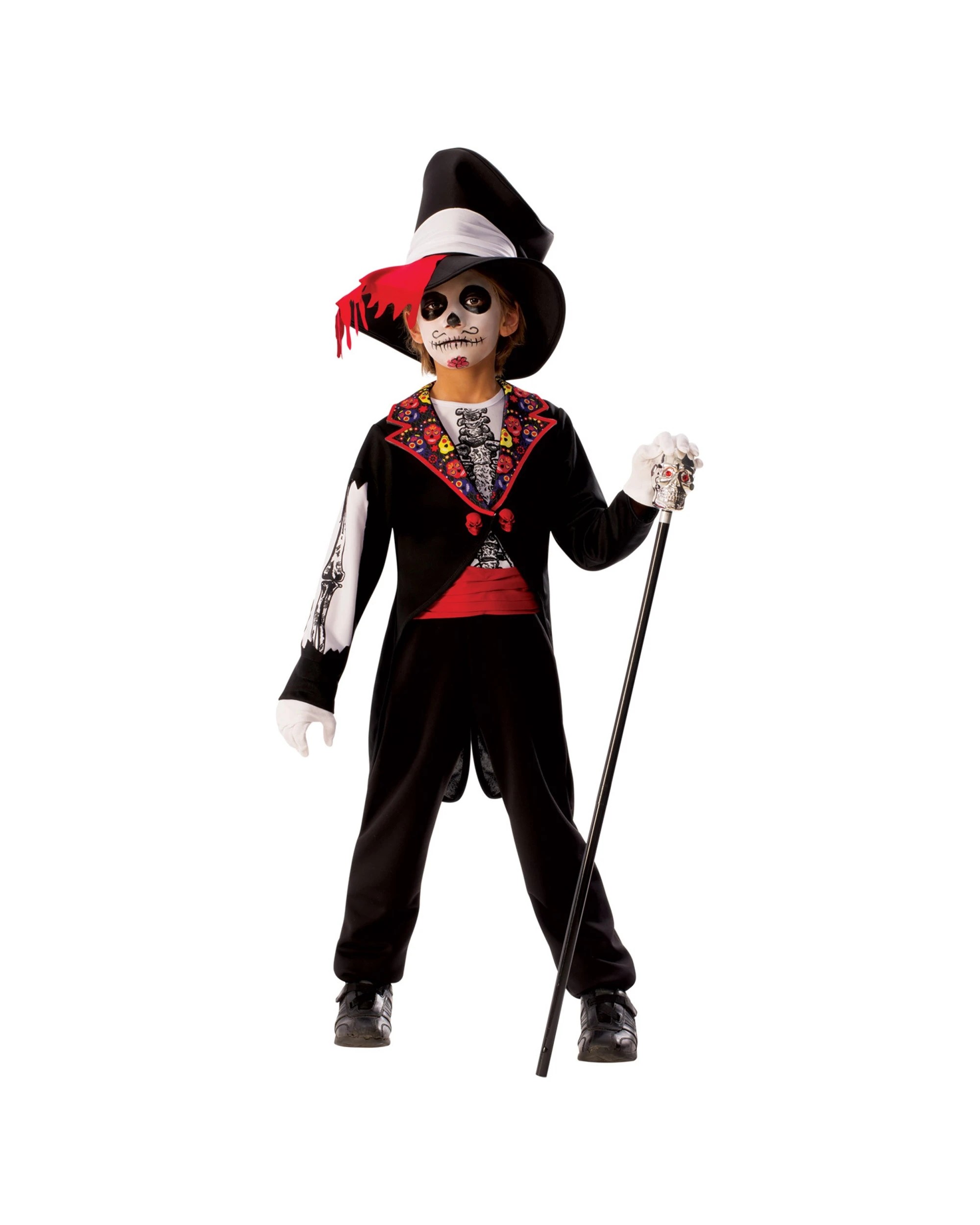 1 Rubies Day Of The Dead Boys Dress Up Costume Kids - Multi, 1 of 3