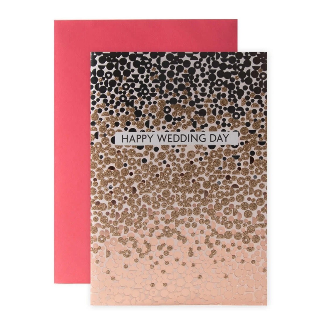 1 Connections from Hallmark Wedding Card - Glitter Confetti, 1 of 3