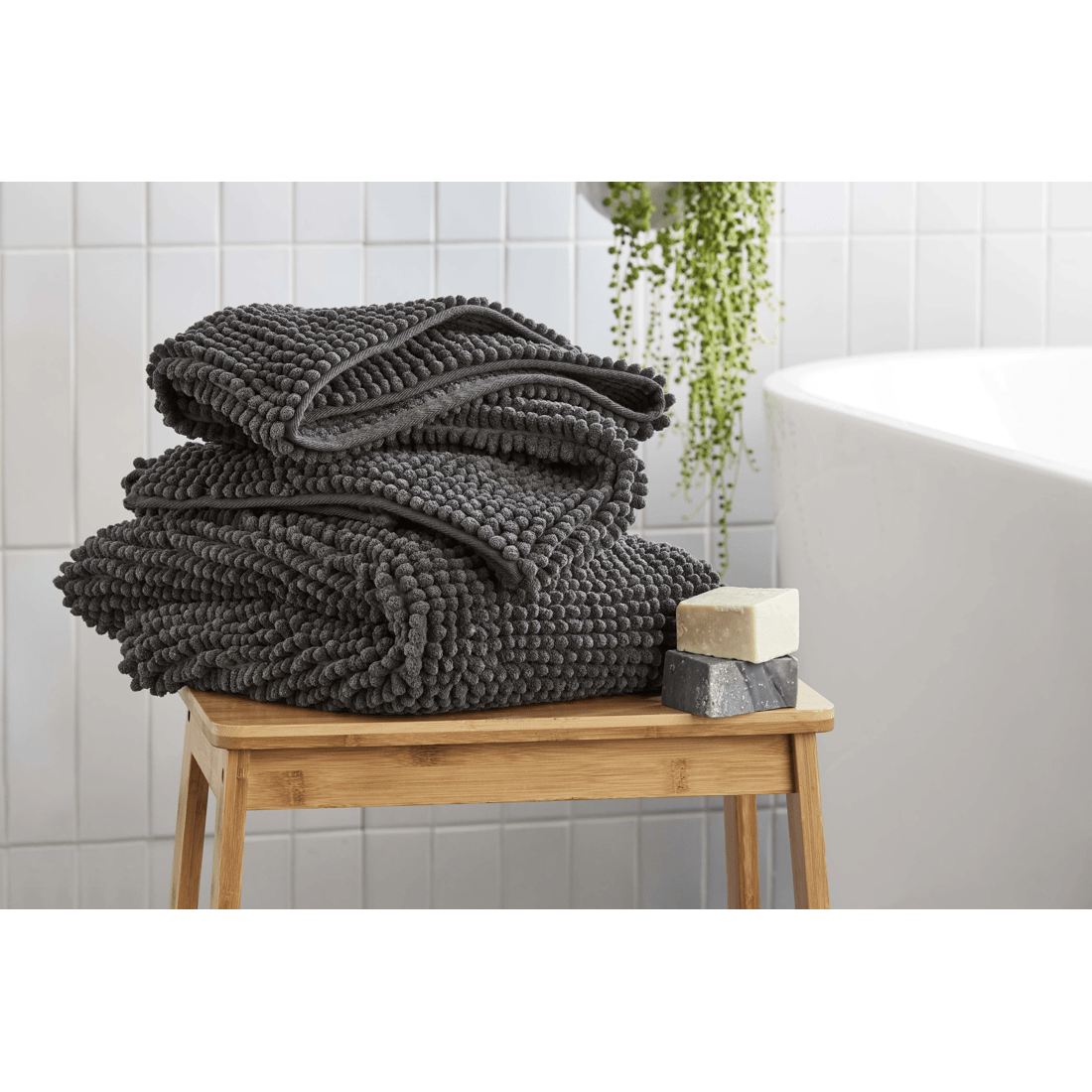 3 Soft Toggle Bath Mat - Grey, 3 of 3