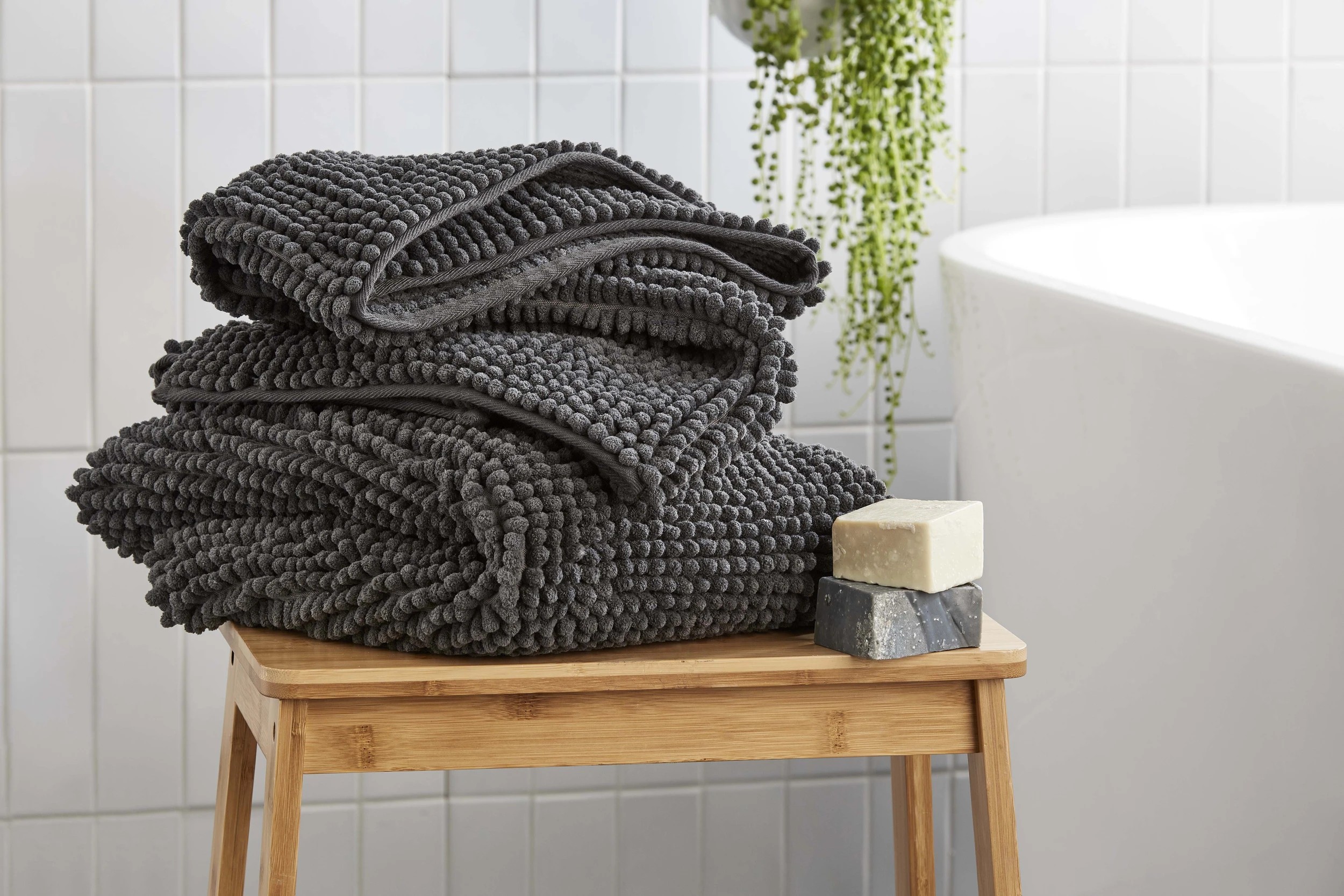 3 Soft Toggle Bath Mat - Grey, 3 of 3