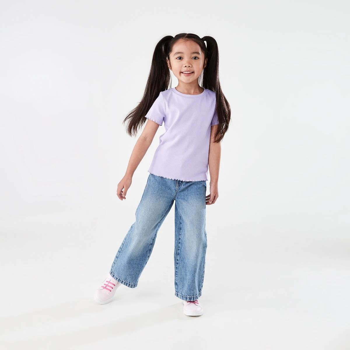 7 Short Sleeve Rib T-shirt PASTEL LILAC, 7 of 8