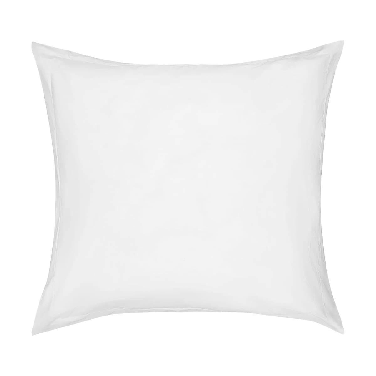 1 225 Thread Count Cotton Rich European Pillowcase - White, 1 of 4