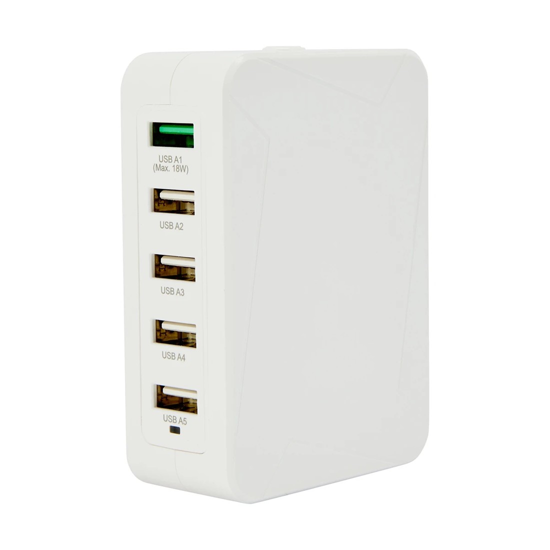 1 5 Port USB Charger with Travel Plug, 1 of 5