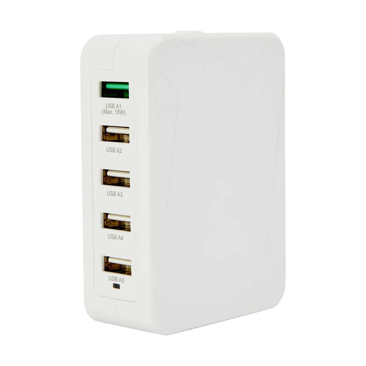 1 5 Port USB Charger with Travel Plug, 1 of 5