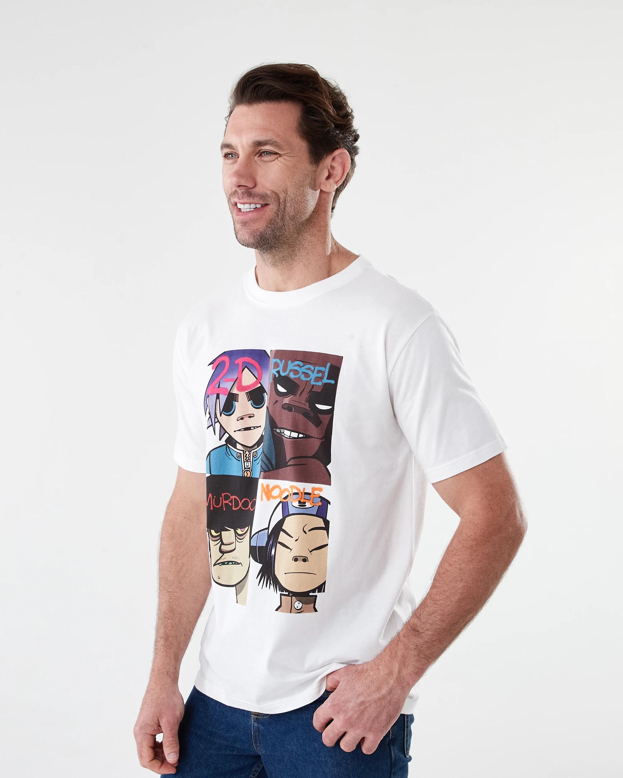 2 Gorillaz License T-shirt Gorillaz, 2 of 5