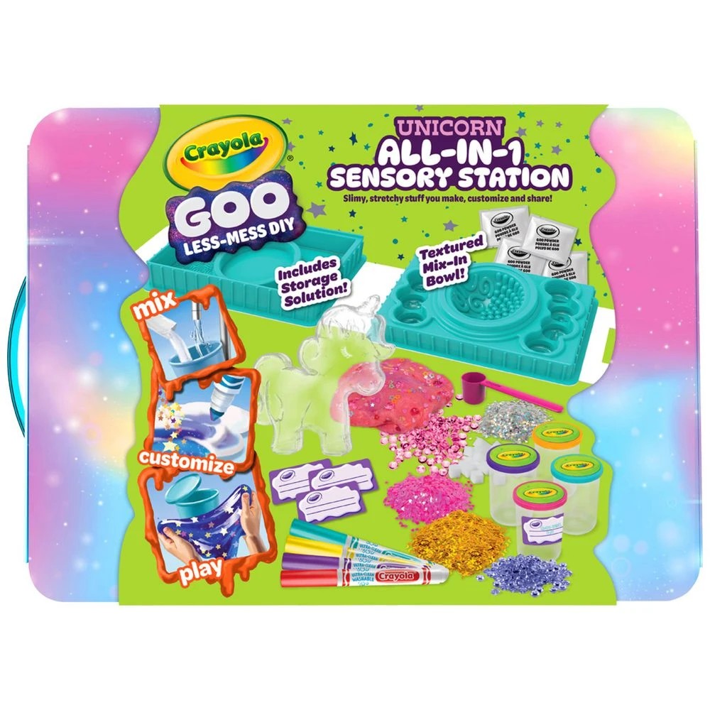 6 Crayola Goo All-in-1 Sensory Station Unicorn, 6 of 6