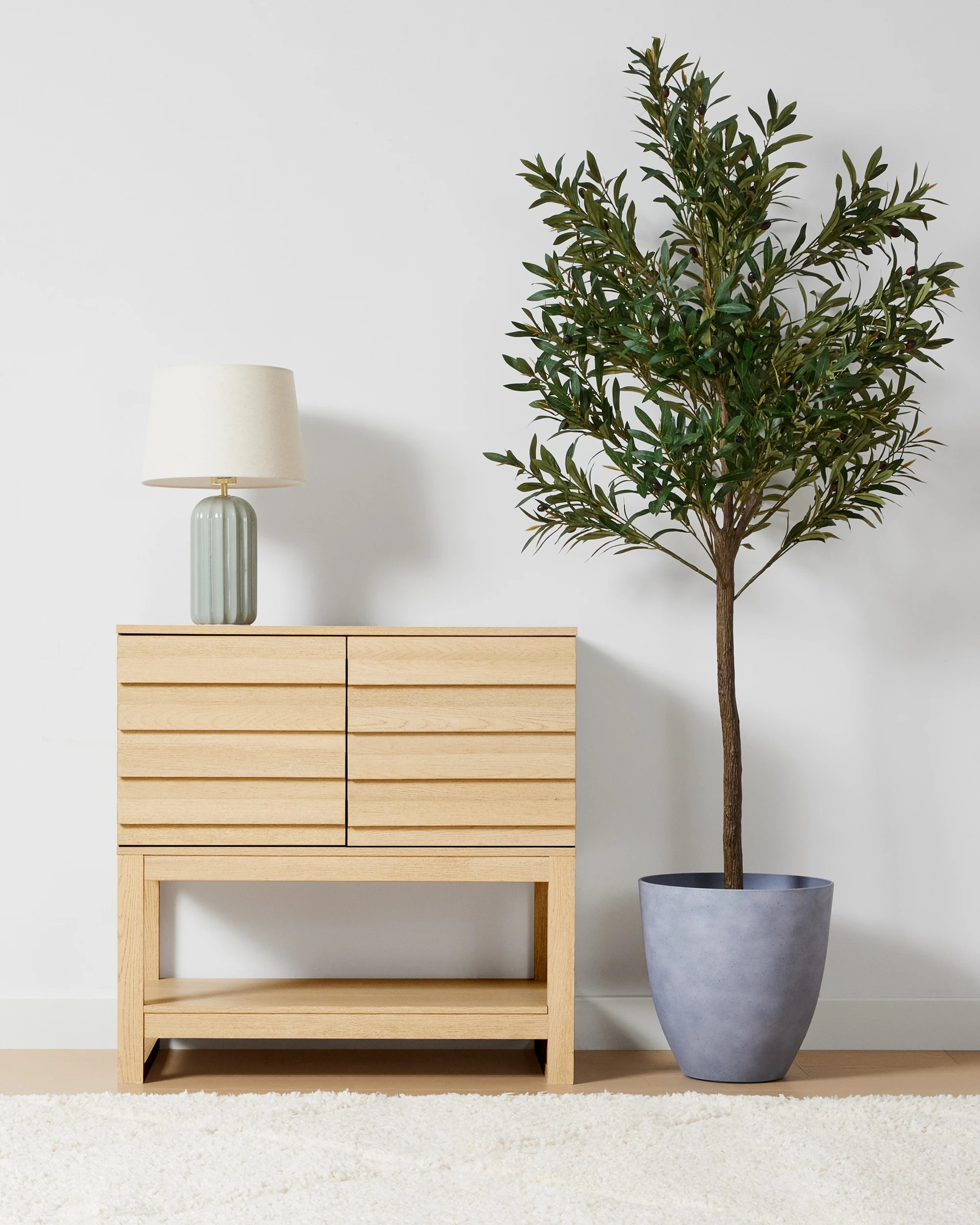 1 Sadie 2 Door Cabinet with Shelf, 1 of 8