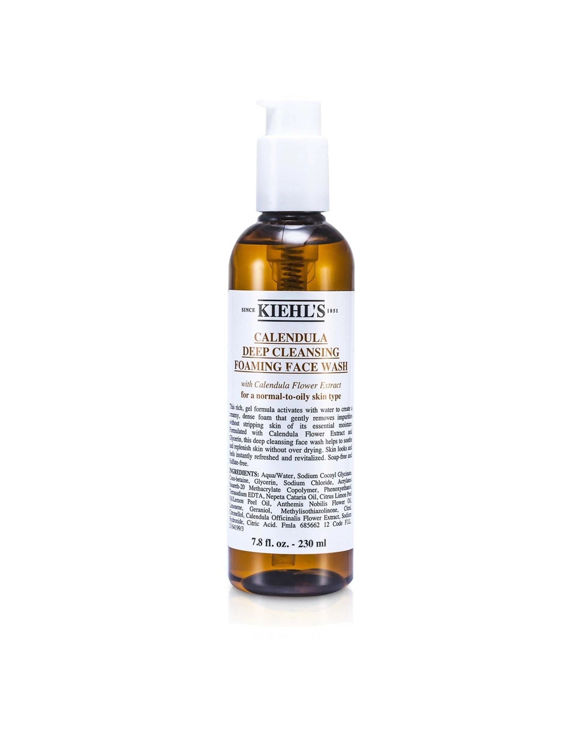 2 Kiehl's Calendula Deep Cleansing Foaming Face Wash 500ml/16.9oz, 2 of 3