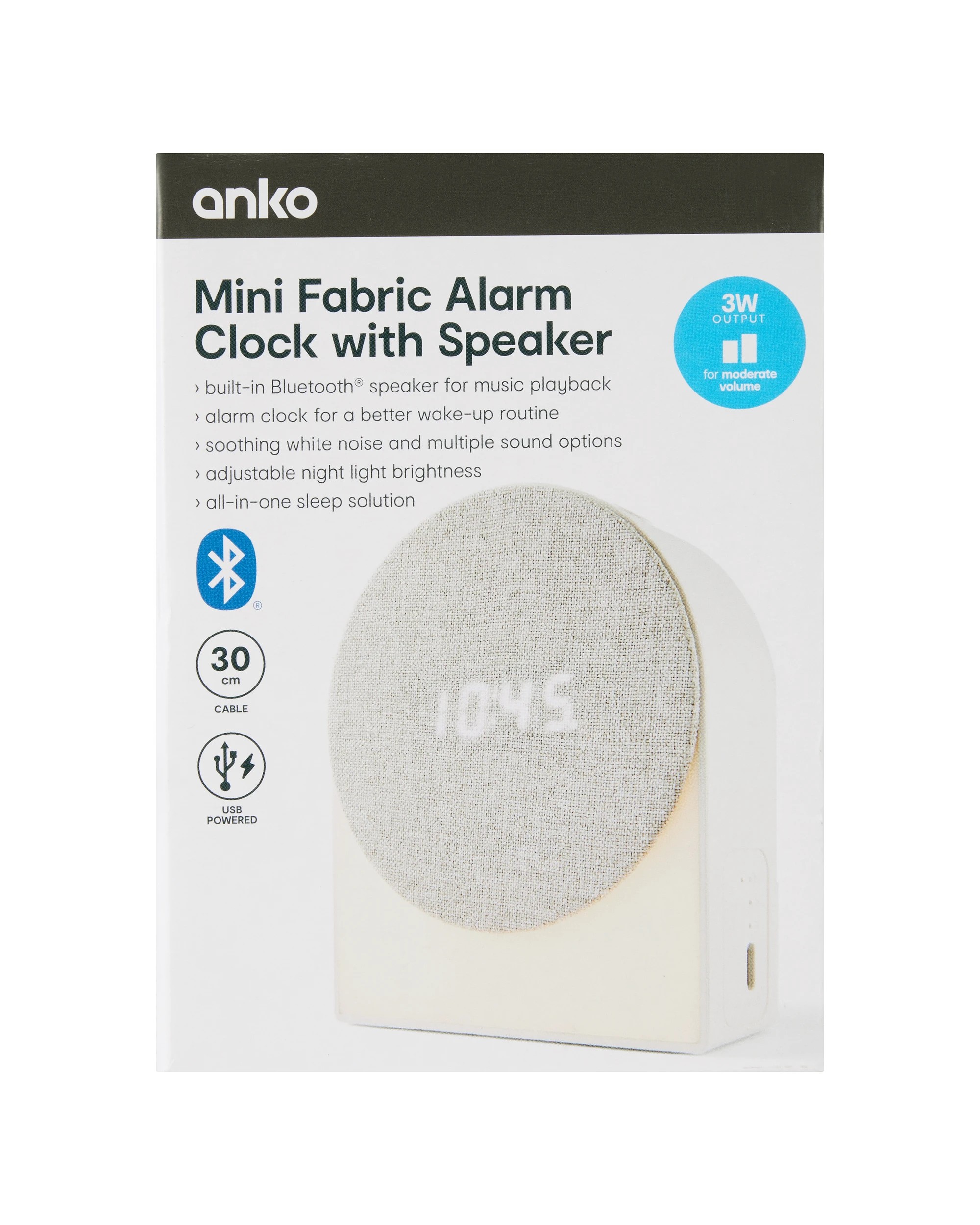 9 Sleep Fabric Alarm Clock, 9 of 9