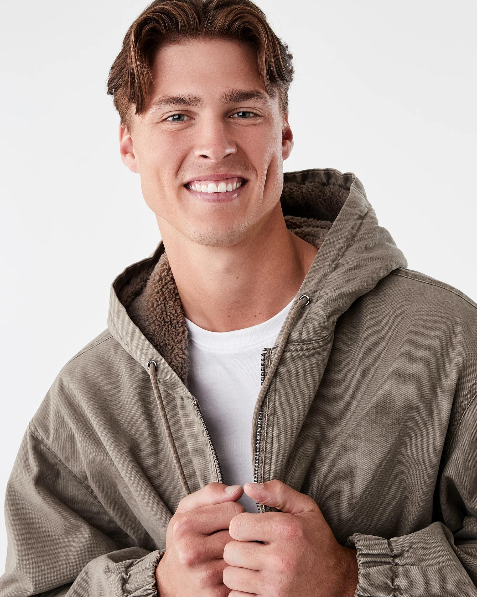 4 Washed Bomber Jacket Brn Otter, 4 of 7