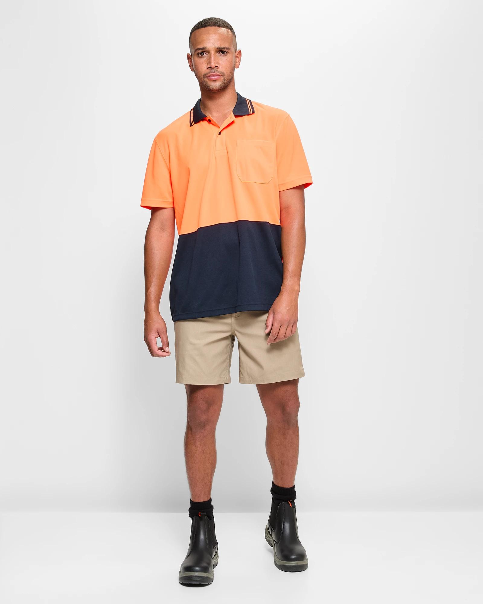 5 Australian Cotton Work Shorts - Graphite STONE, 5 of 5