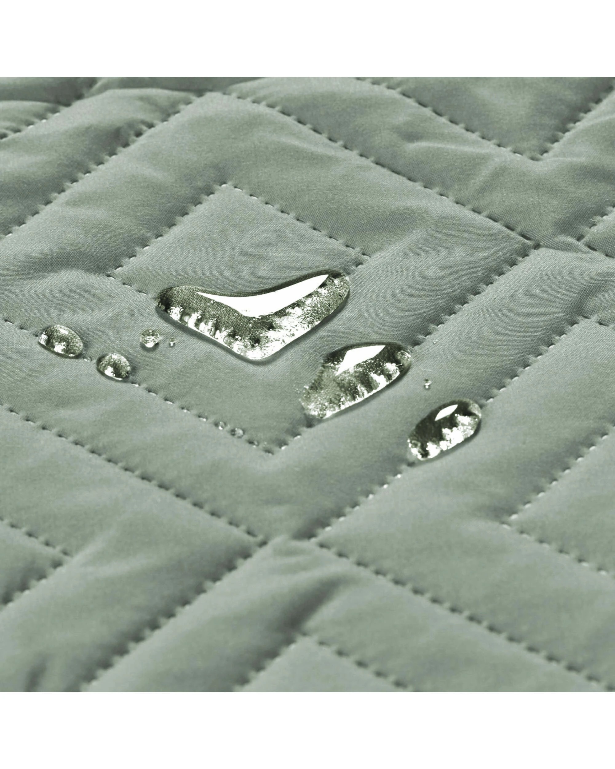 3 Smarcute 1 Seater Quilted Reversible Pet Friendly Sofa Cover with Straps - Green, 3 of 5