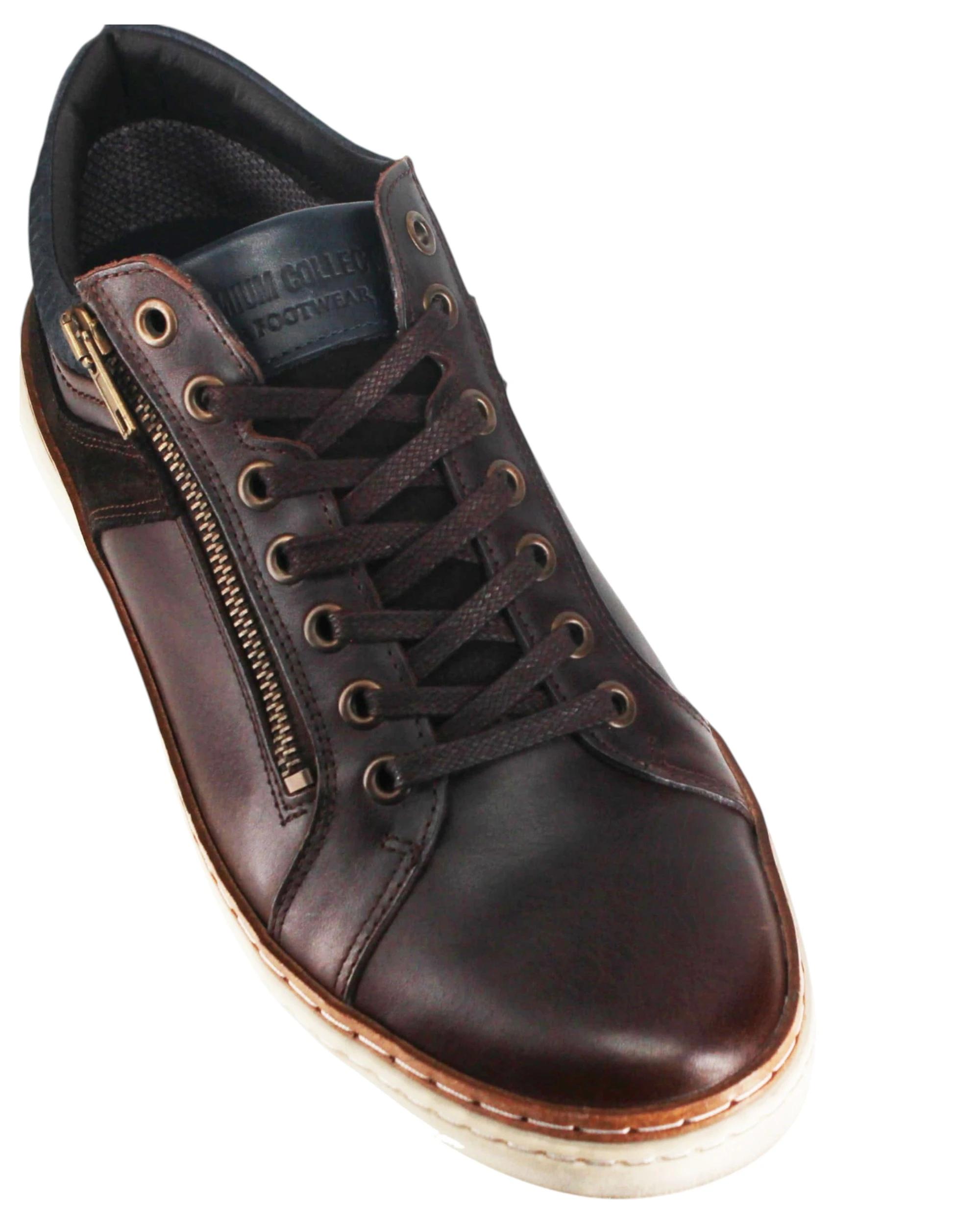 2 Wild Rhino Mens Whistle Casual Sneaker DARK BROWN, 2 of 5