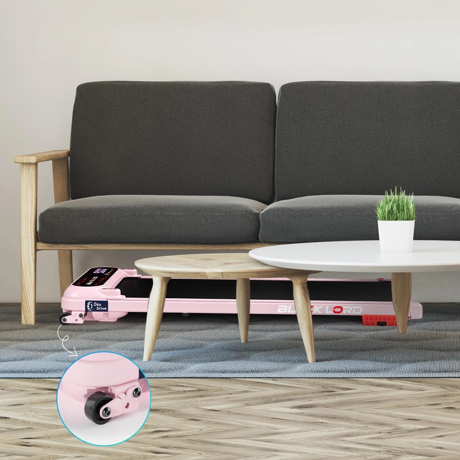 9 Black Lord Treadmill Walking Pad Incline Shock Absorbers 390mm - Pink, 9 of 10